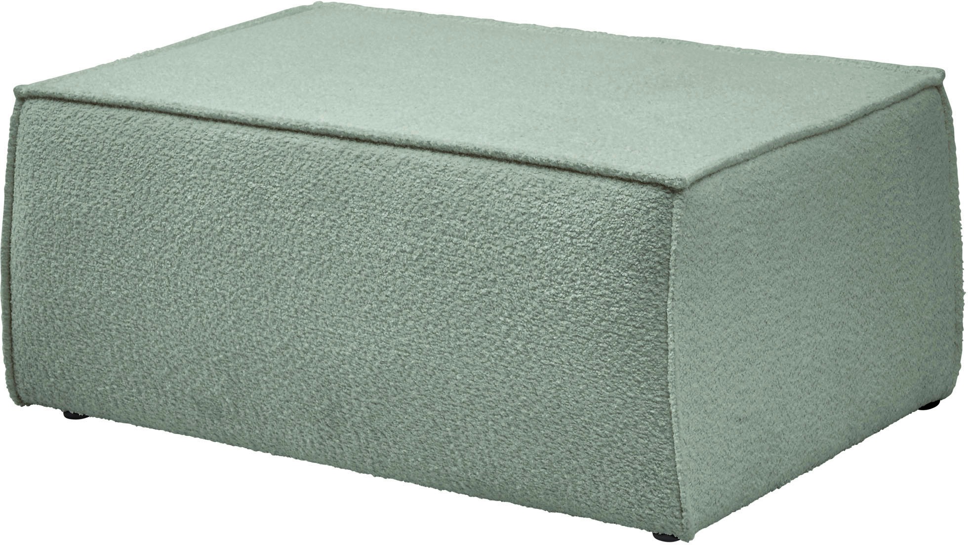 OTTO home Hocker "FINNLEY, Polsterhocker in Bouclé, Struktur fein u. Mega C günstig online kaufen