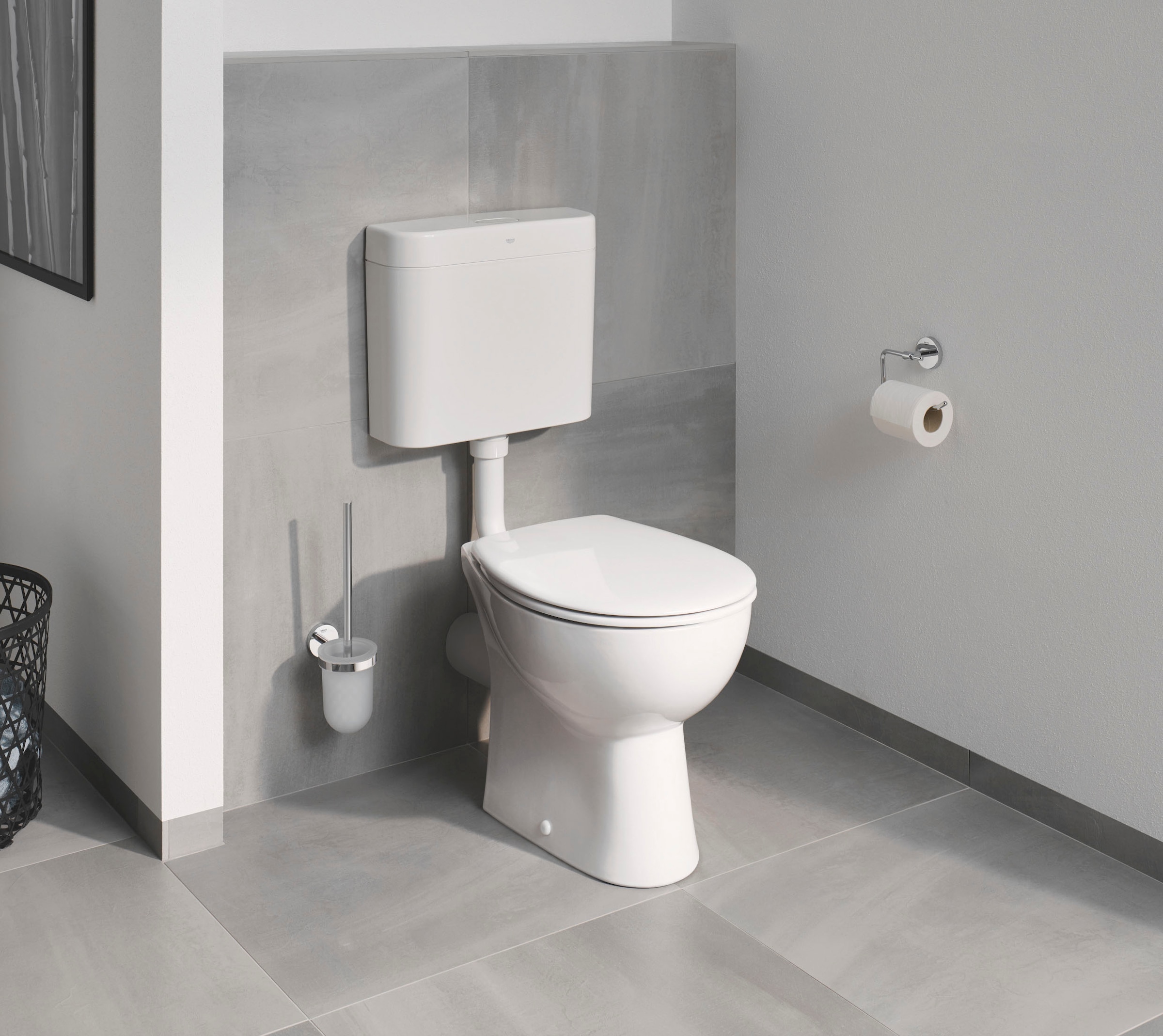 Grohe WC-Garnitur »Bau Cosmopolitan«, 1 St., langlebige Oberfläche