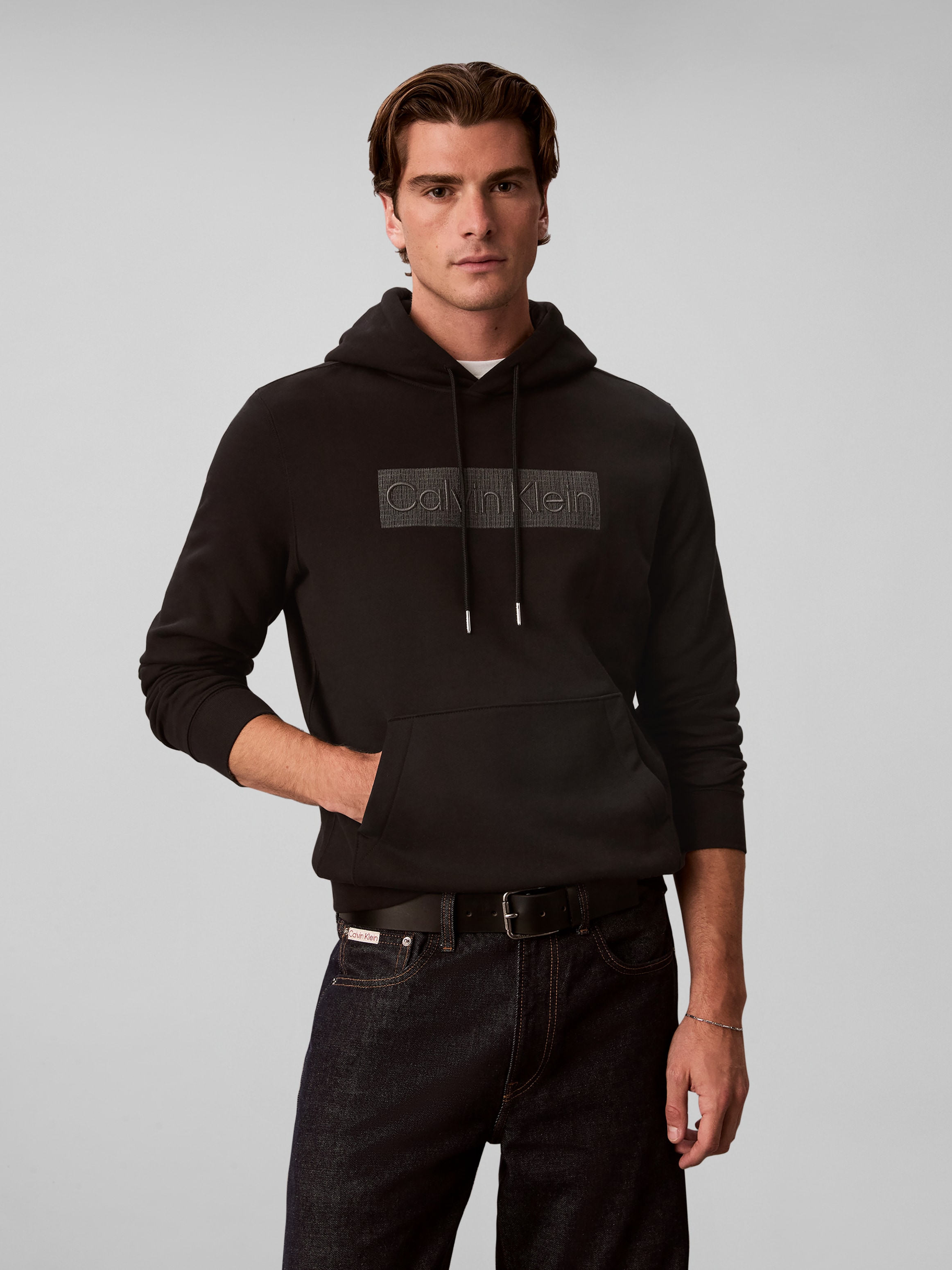Calvin Klein Kapuzensweatshirt "FLEECE GRAPHIC HOODIE", Regular fit mit Kapuze