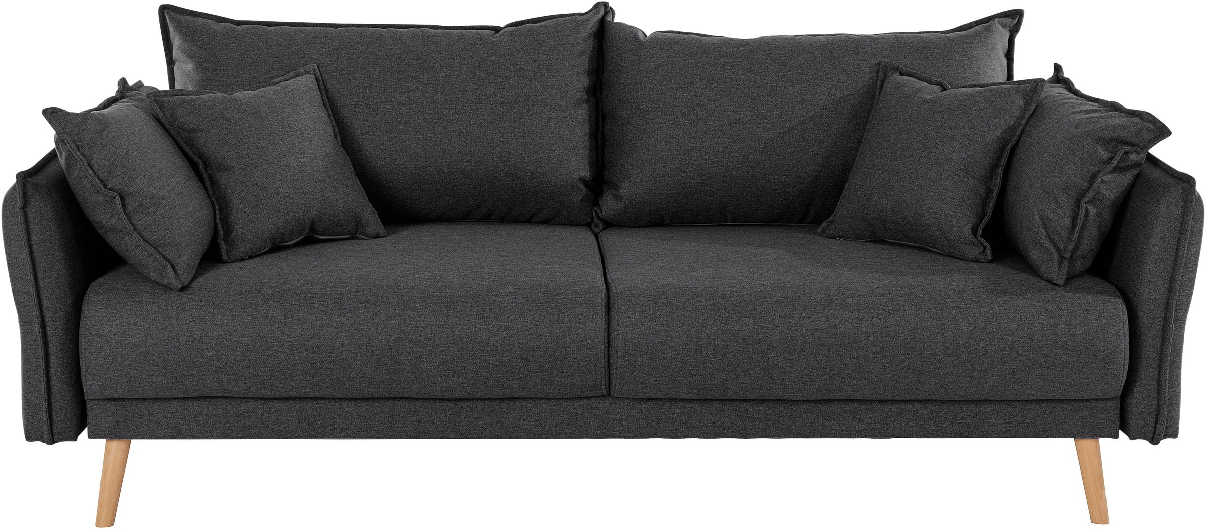 Home affaire Schlafsofa »Granbo«, incl. Bettfunktion und Bettkasten, Federkern-Polsterung, Seitentasche