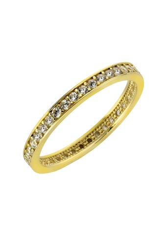 Fingerring »375 Gold Zirkonia weiß Memoirering«