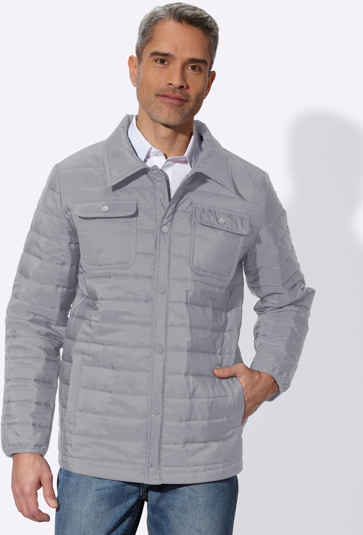 Classic Steppjacke ohne Kapuze