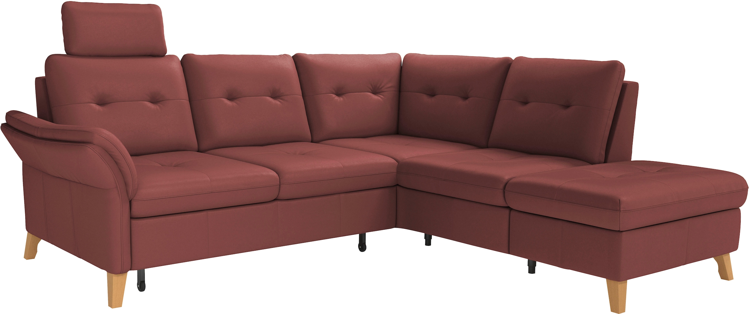 sit&more Ecksofa »Göteborg«, inkl. Sitztiefenverstellung, wahlweise mit Bettfunktion & Bettkasten