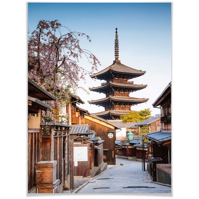 Wall-Art Poster »Yasaka Pagode Japan«, Asien, (1 St.), Poster, Wandbild,  Bild, Wandposter kaufen | BAUR