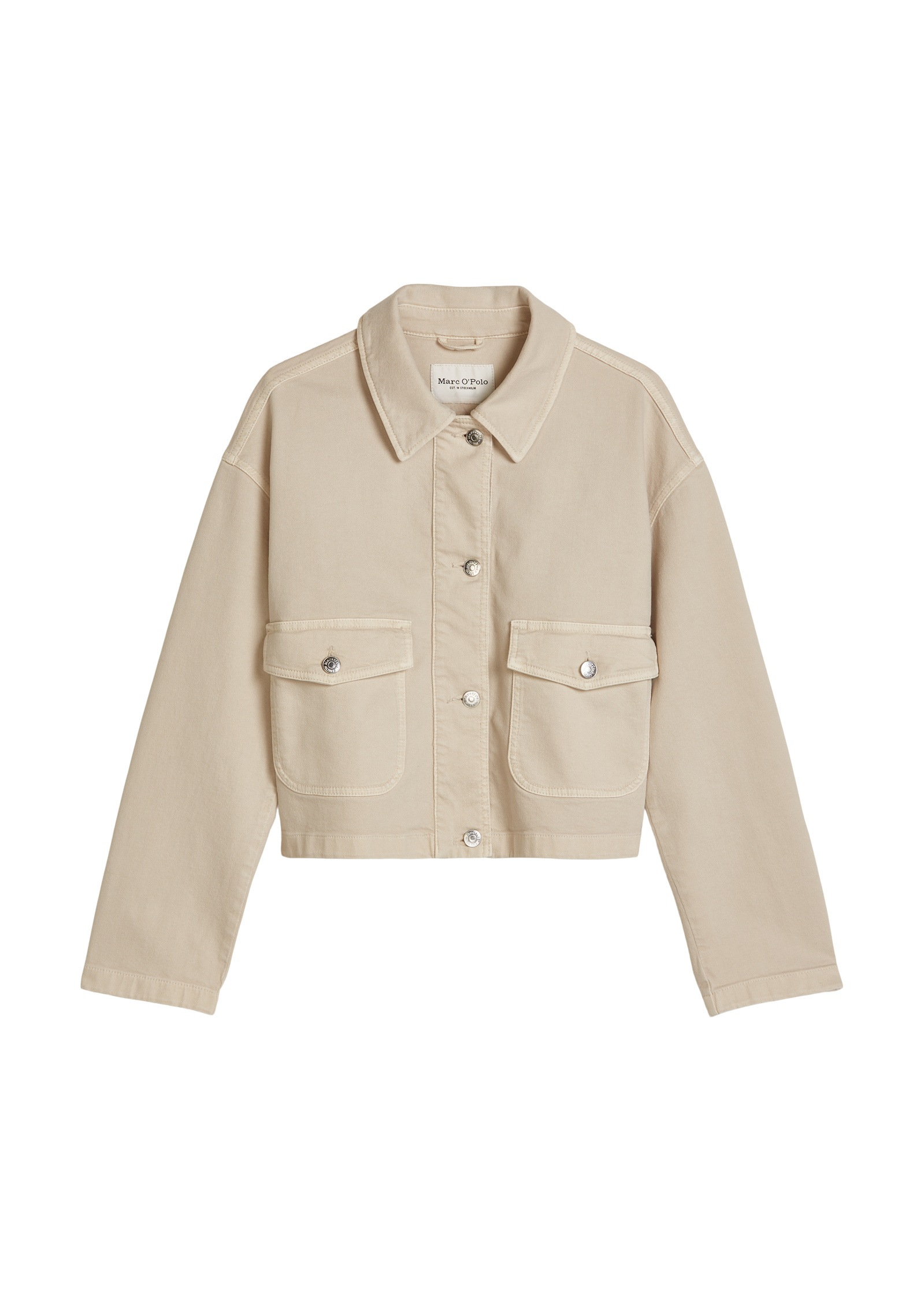 Marc O'Polo Jeansjacke »aus Garment dyed Baumwolle« ohne Kapuze