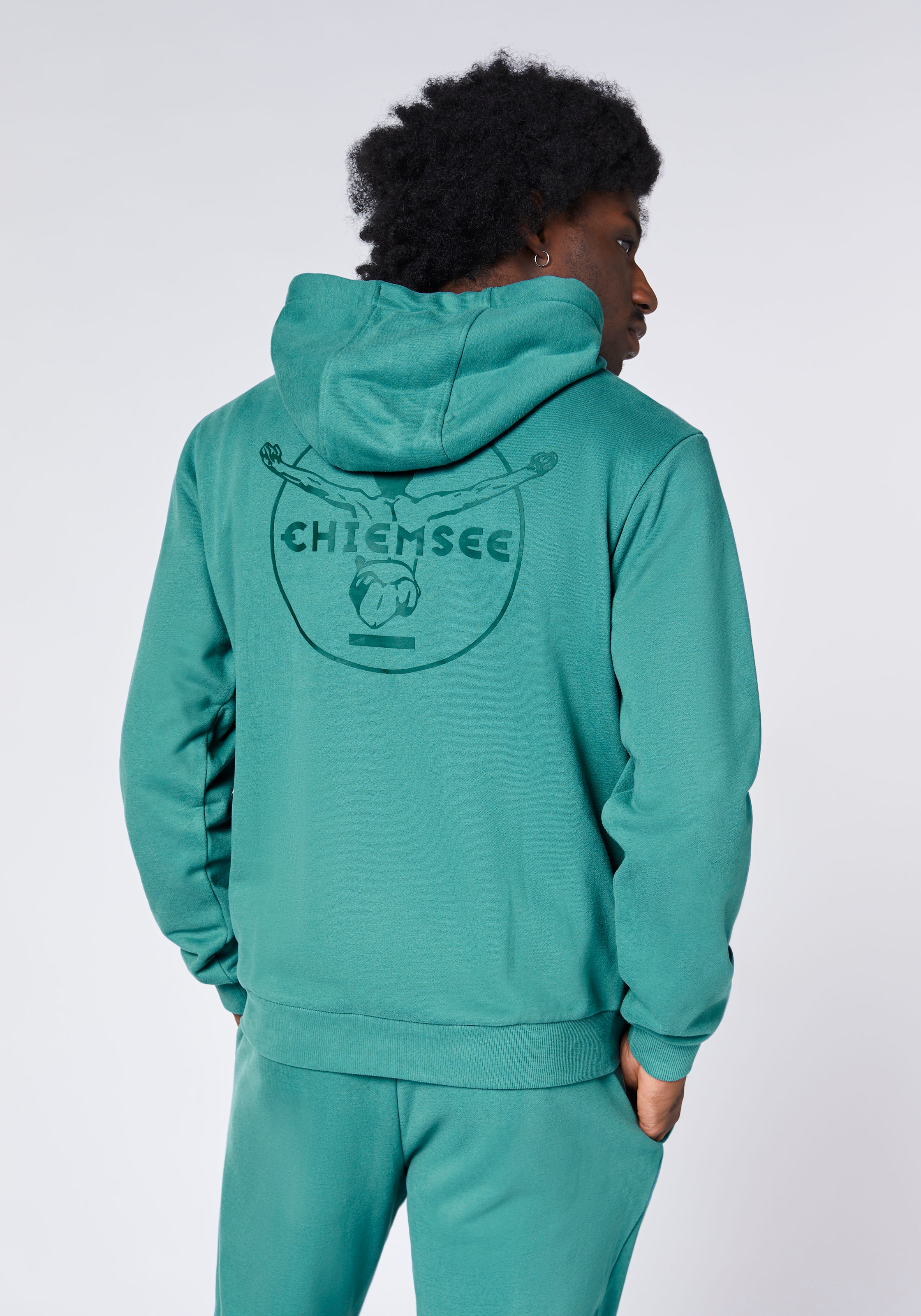 Chiemsee Kapuzensweatshirt, - mit großem Rückenprint