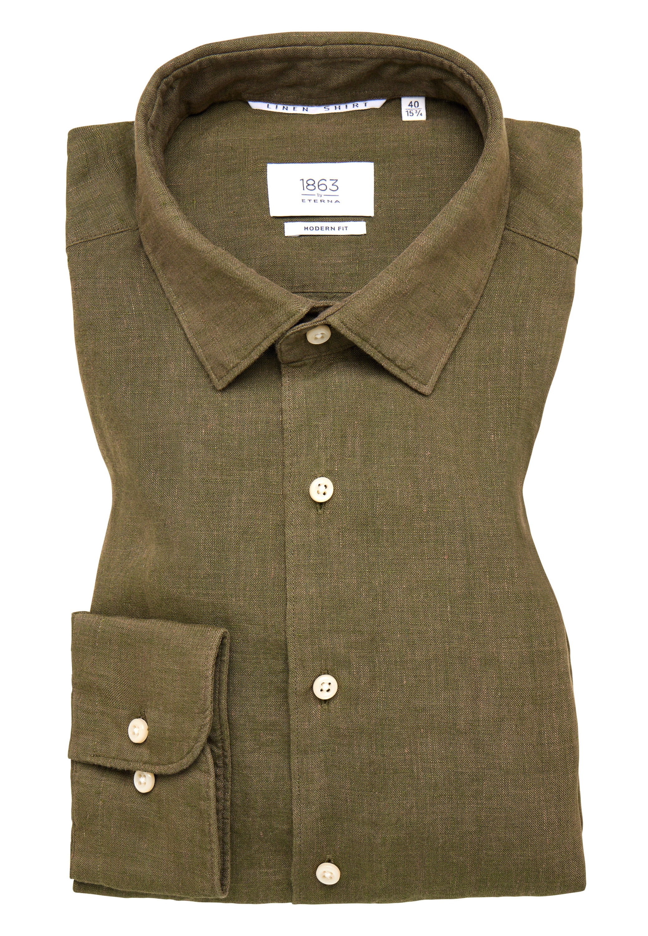 Eterna Langarmhemd »MODERN FIT«, EASY IRON (bügelleicht)