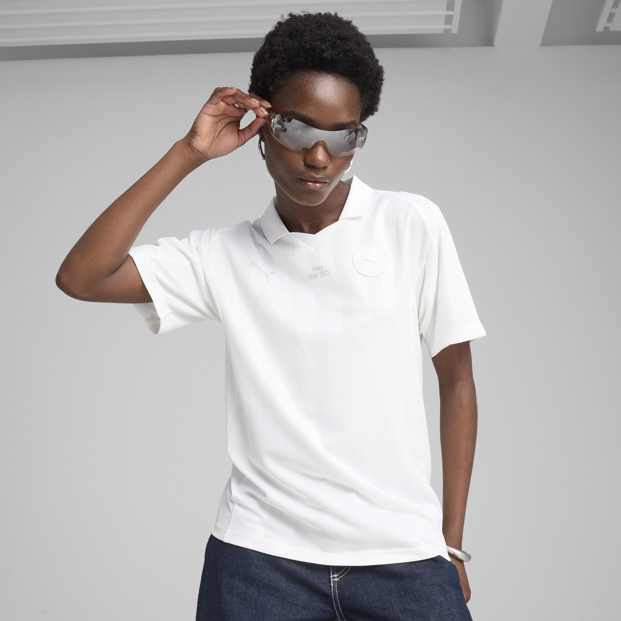 PUMA Trainingsshirt »Jer-She Football-Inspired T-Shirt Damen«
