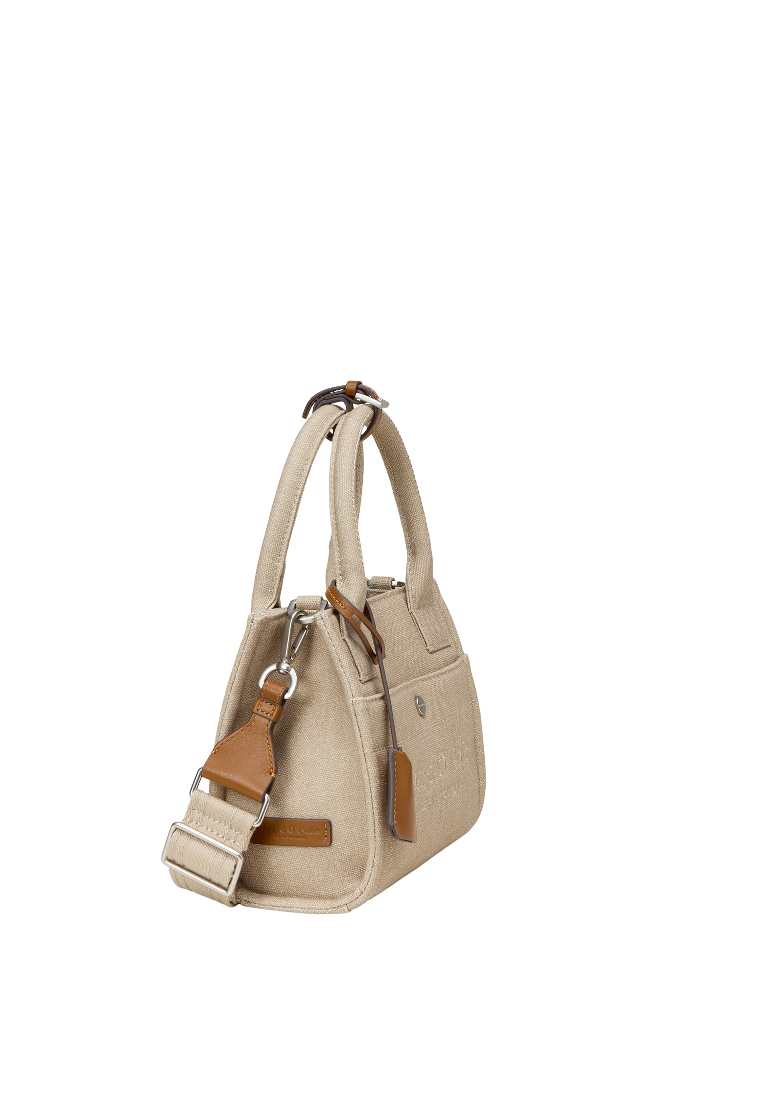 Marc O'Polo Accessories Henkeltasche »Mira« Handtasche, Umhängetasche mit Lederanhänger und Magnetverschluss