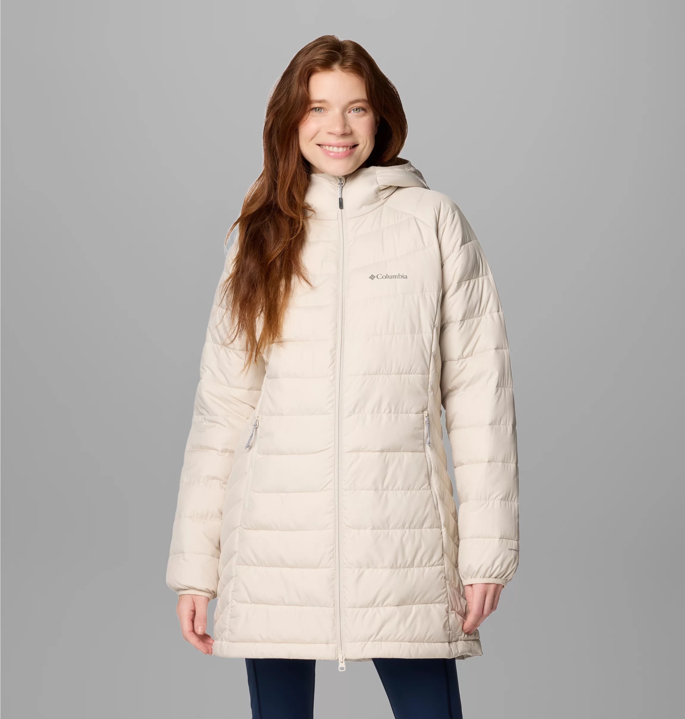 Columbia Steppmantel "Powder Lite II Mid Jacket" mit 2-Wege-Reißverschluss, wärmeisolierende Wattierung, aus Polyester