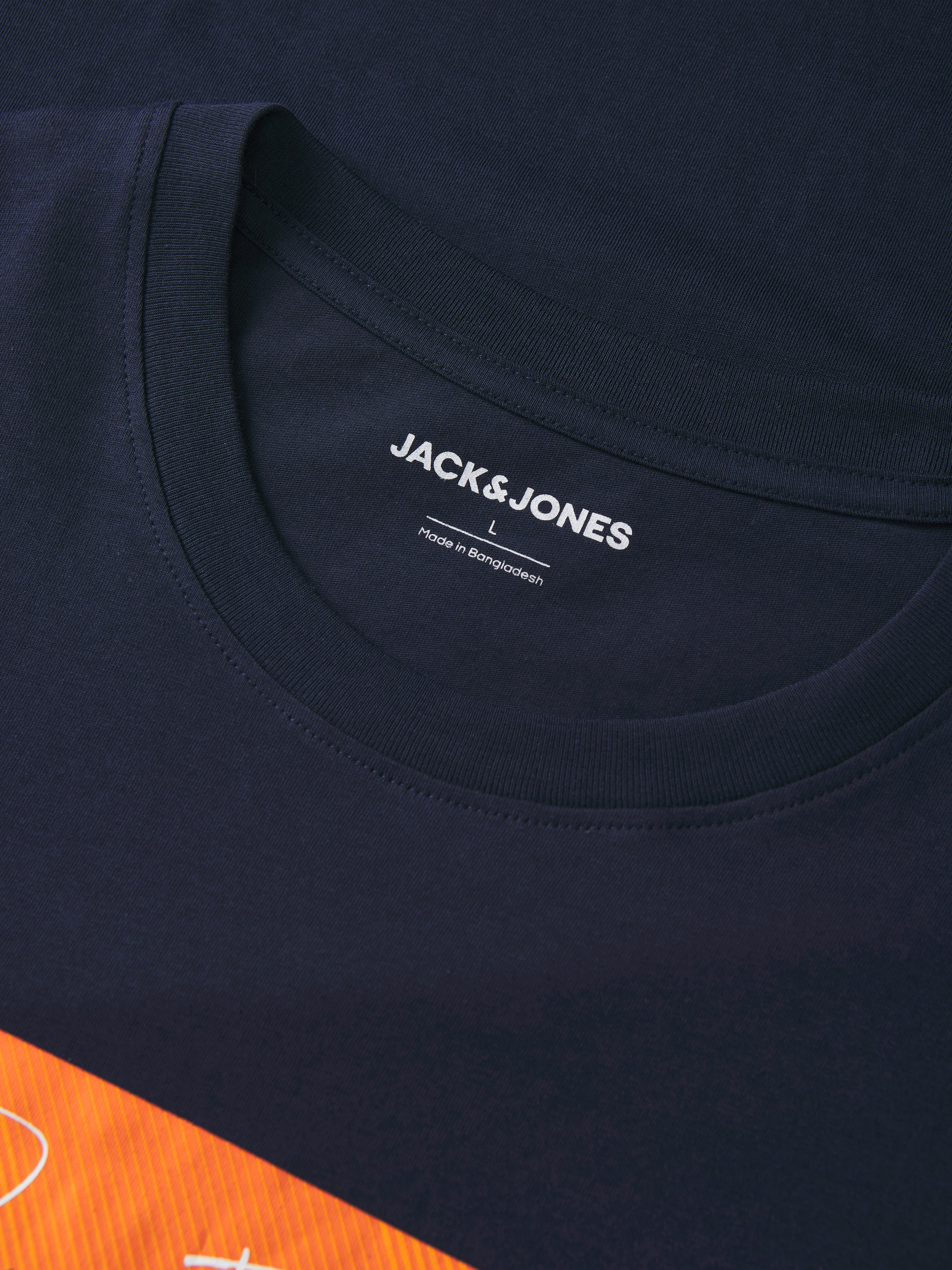 Jack & Jones Rundhalsshirt »JJCOLE PRINT TEE SS CREW NECK«
