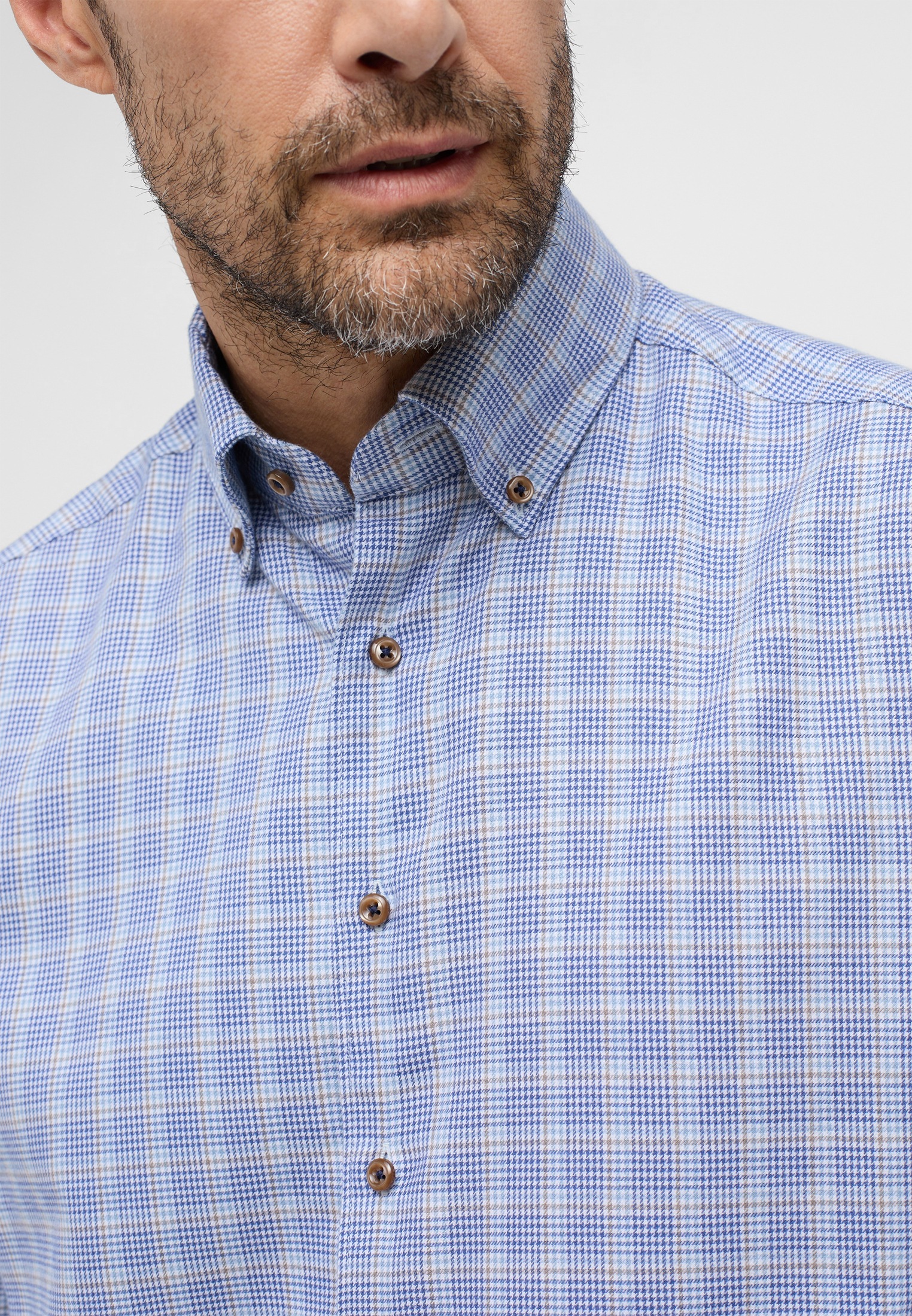 Thumbnail - Eterna Langarmhemd "COMFORT FIT" EASY IRON (bügelleicht)