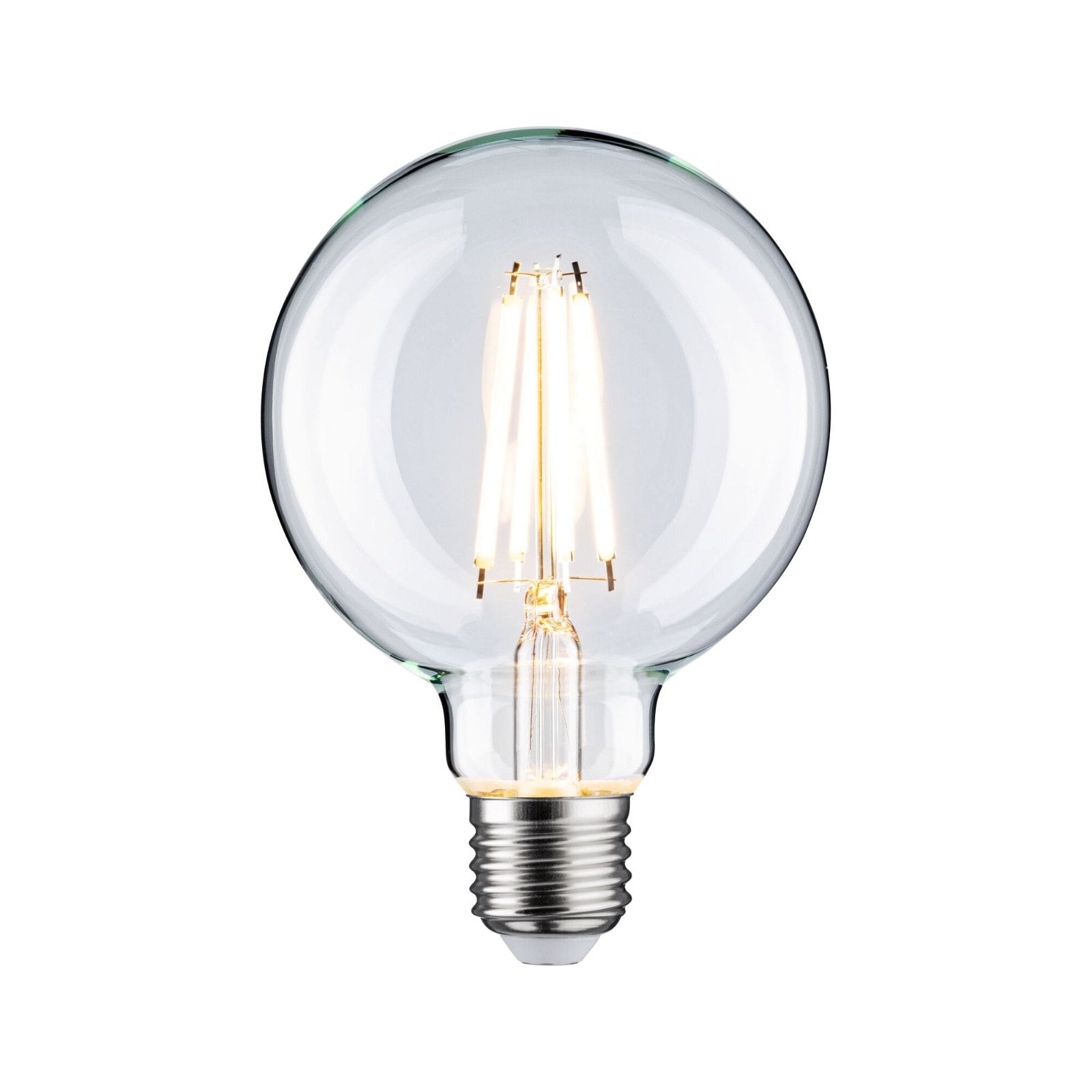 PAULMANN LED-Filament "230V Globe G95 1055lm 9W 2700K Klar", L:14cm Ø:9,5cm, transparent, Leuchtmittel