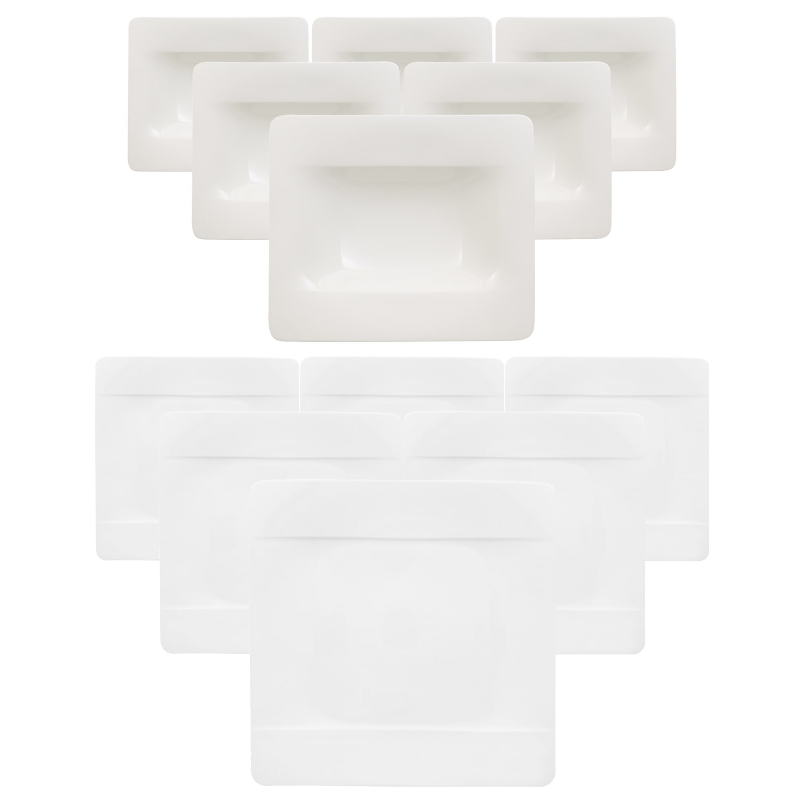 Villeroy & Boch Geschirr-Set "Tafelservice Modern Grace 12er Set weiß" Spülmaschinengeeignet, Mikrowellenfest