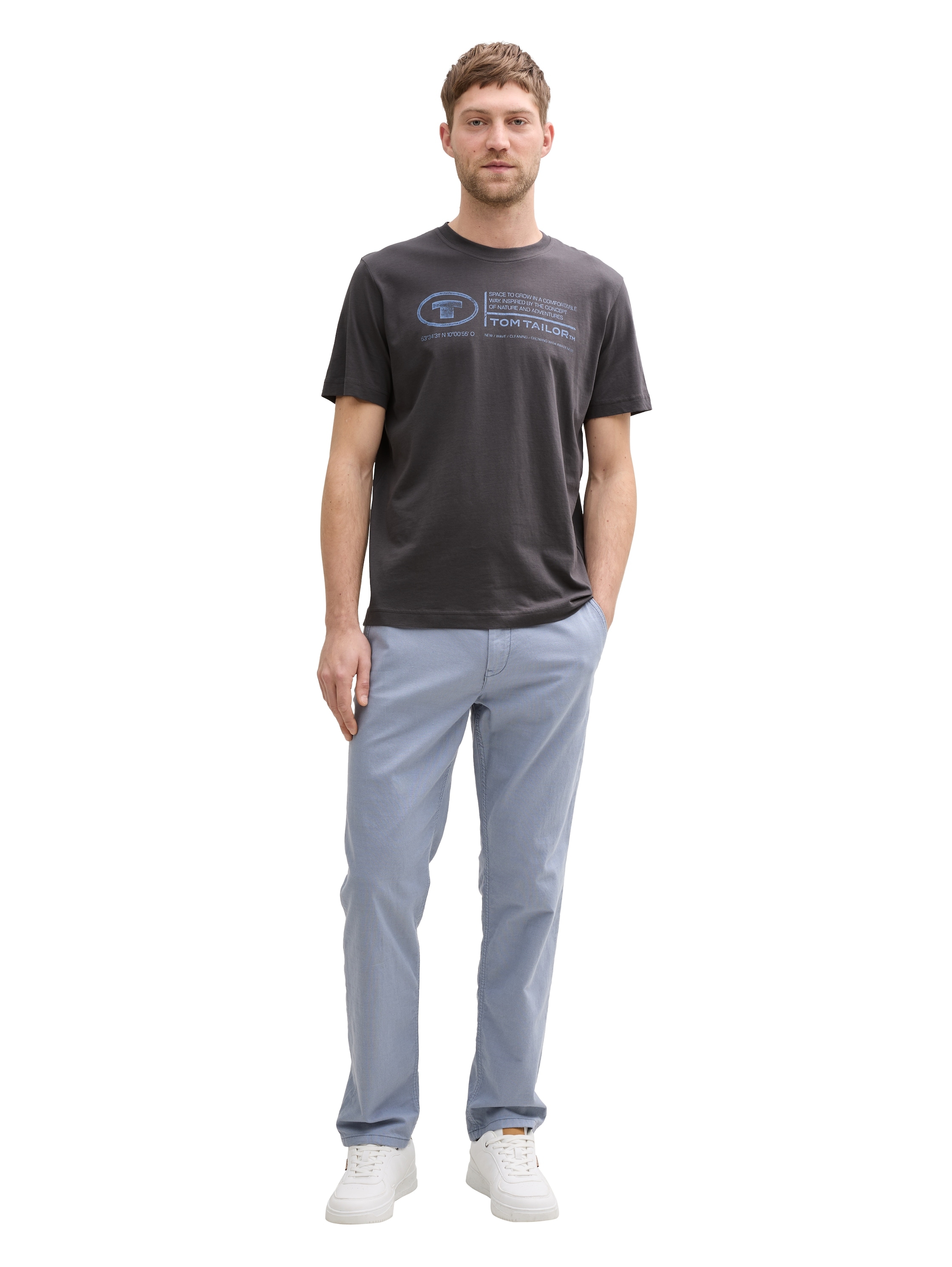 TOM TAILOR T-Shirt, (Packung, 2 tlg.), mit Logo Print