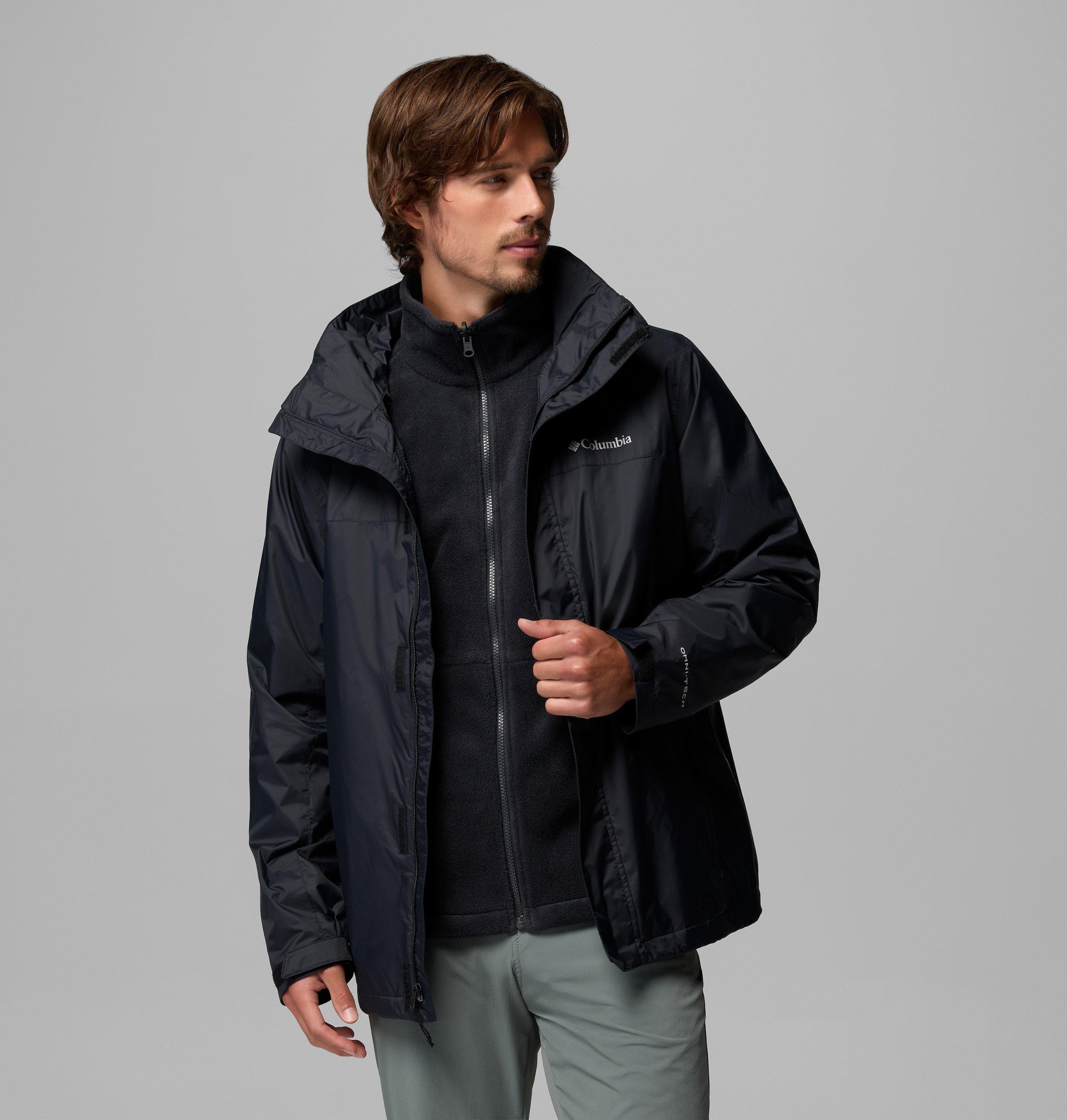 Columbia 3-in-1-Funktionsjacke »Watertight Interchange Jacket« 2 Stk. tlg. mit Reißverschluss, wärmeisolierend, wasserabweisend, windabweisend