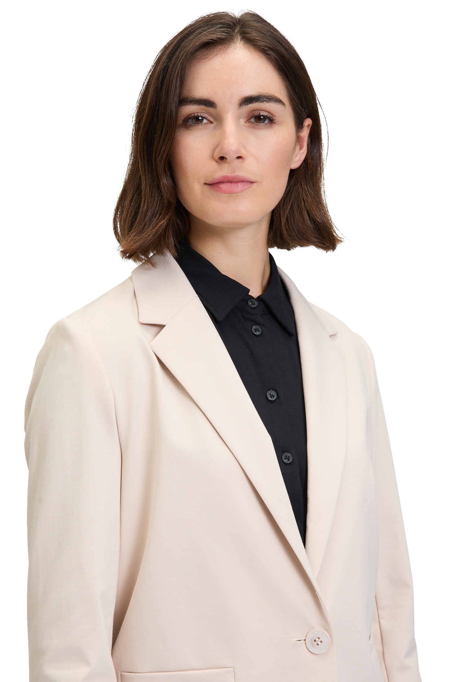 Betty&Co Jackenblazer »Betty & Co Damen Longblazer langarm«, Form