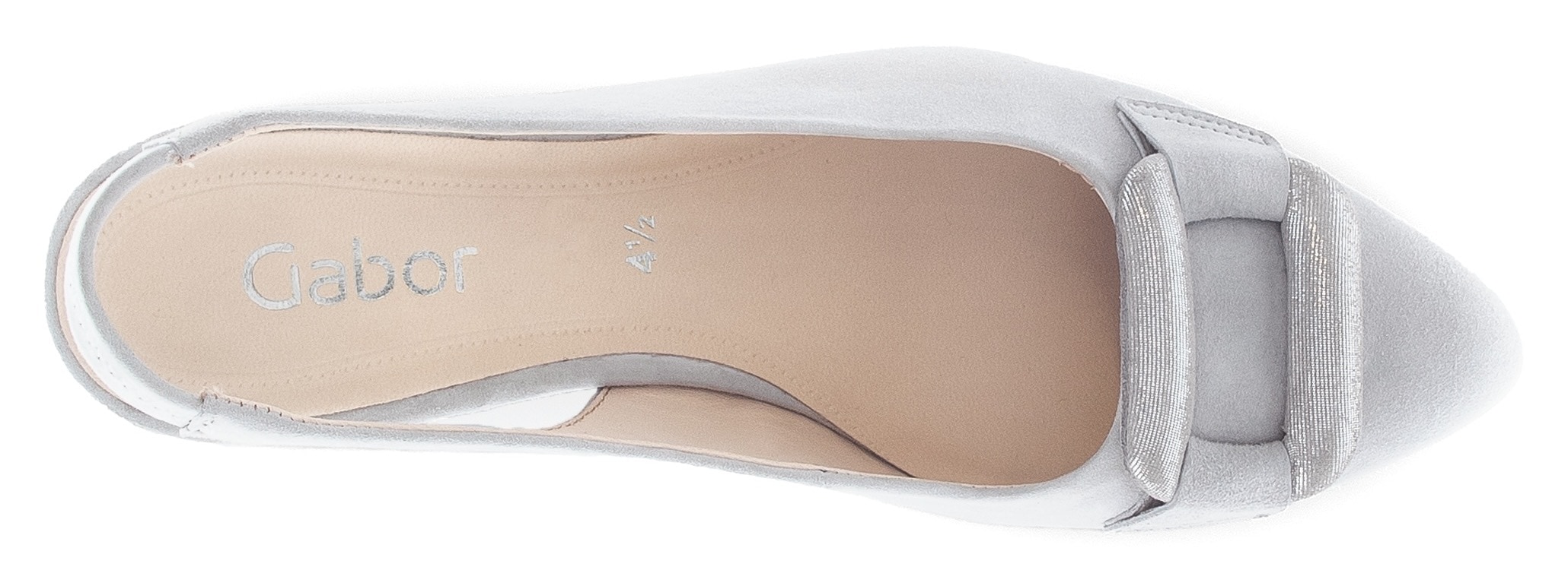 Gabor Slingpumps, Blockabstz, Festtagsschuh, Hochzeitsschuh mit elastischem Riemchen
