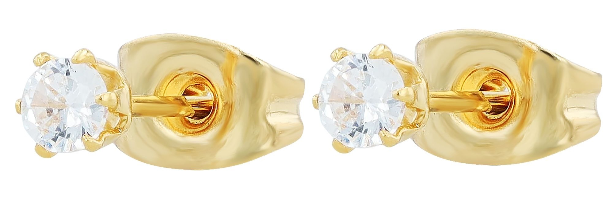 Adelia´s Paar Ohrhänger "Damen Ohrringe – Ohrstecker aus Edelstahl mit Zirk günstig online kaufen