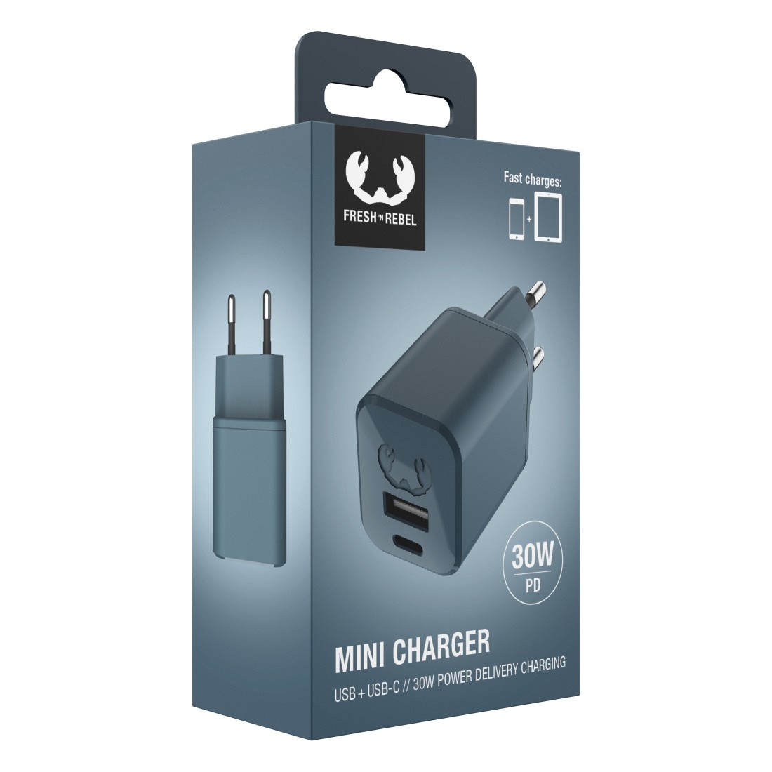 Fresh´n Rebel USB-Ladegerät »Mini-Charger USB-C und USB-A, PD 30W«