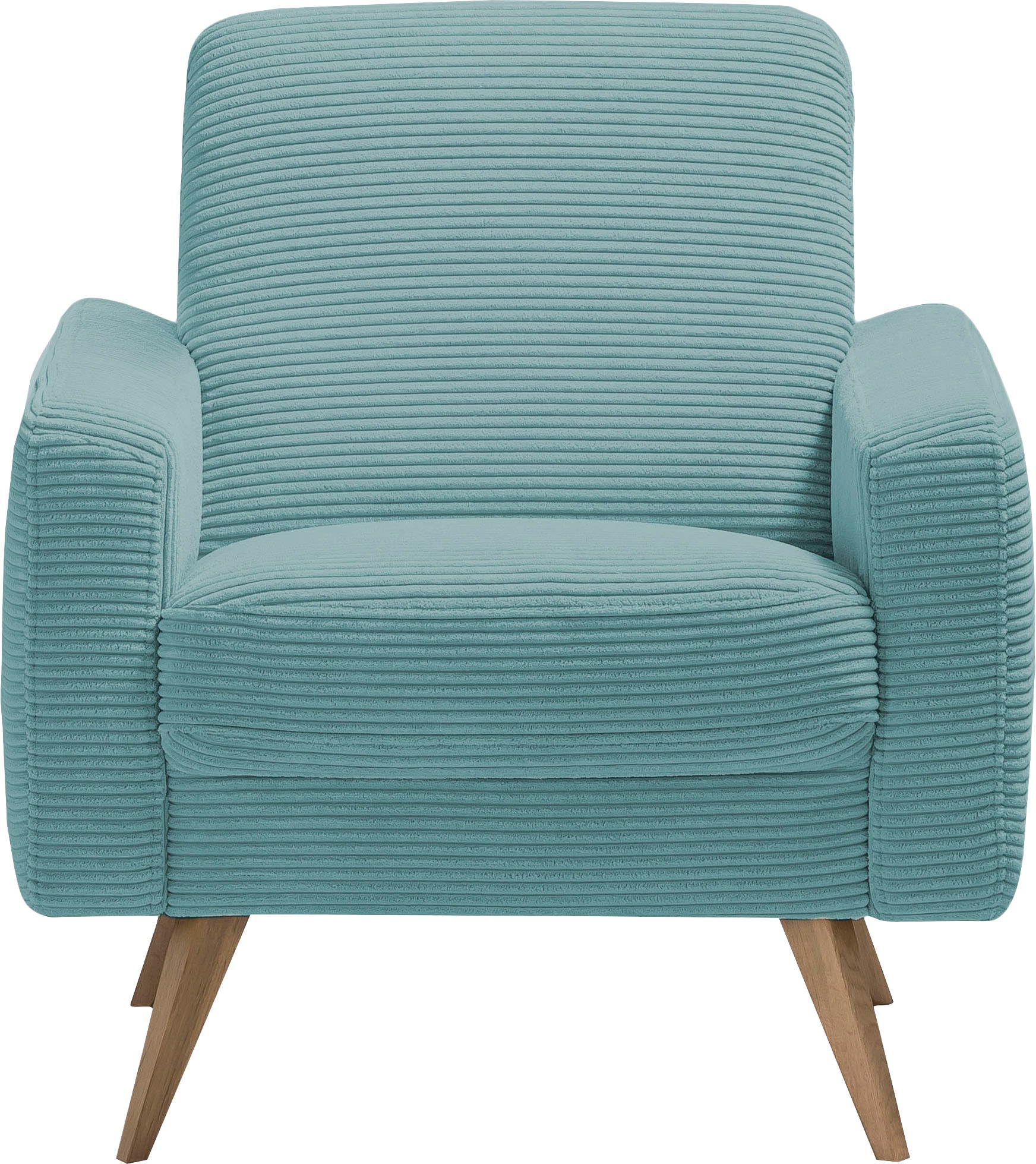 exxpo - sofa fashion Sessel "Samso, Loungesessel" elegant und bequem, aktueller Cord Bezug