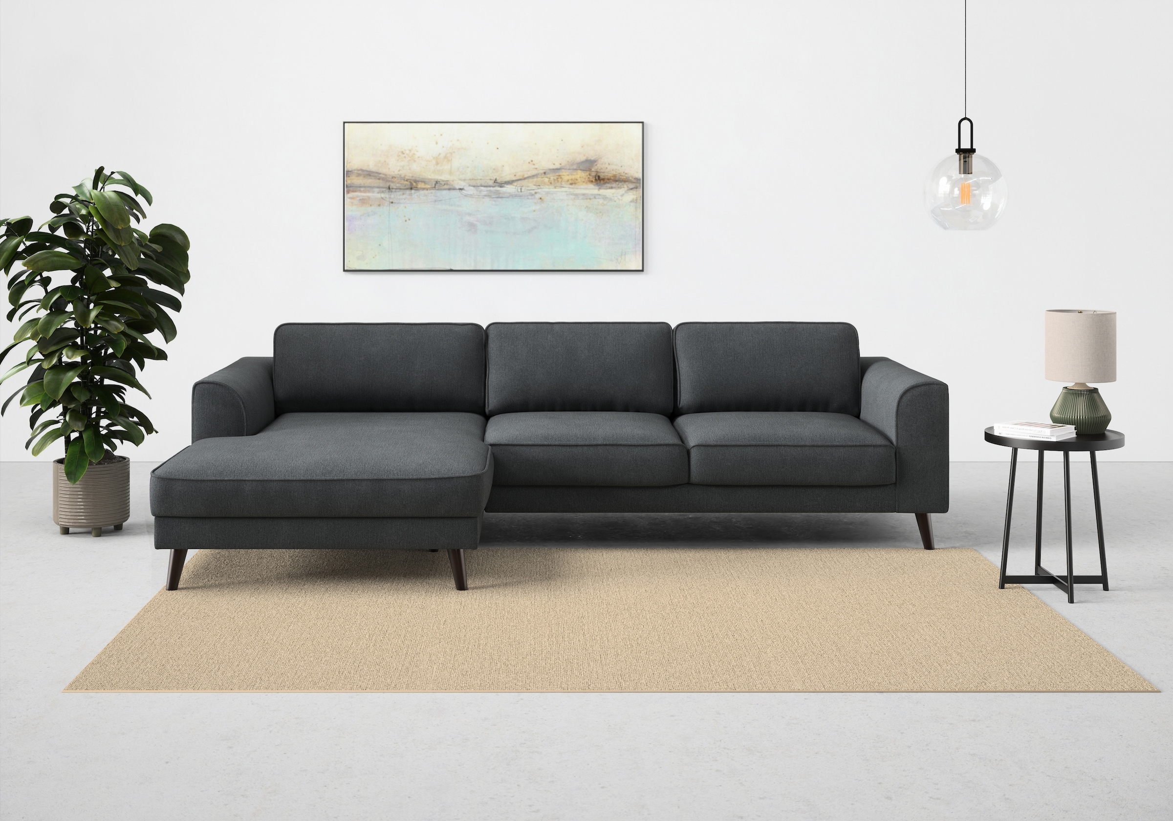 TRENDMANUFAKTUR Ecksofa »Lumber Jack, elegantes Designsofa, L-Form«, wahlweise mit...