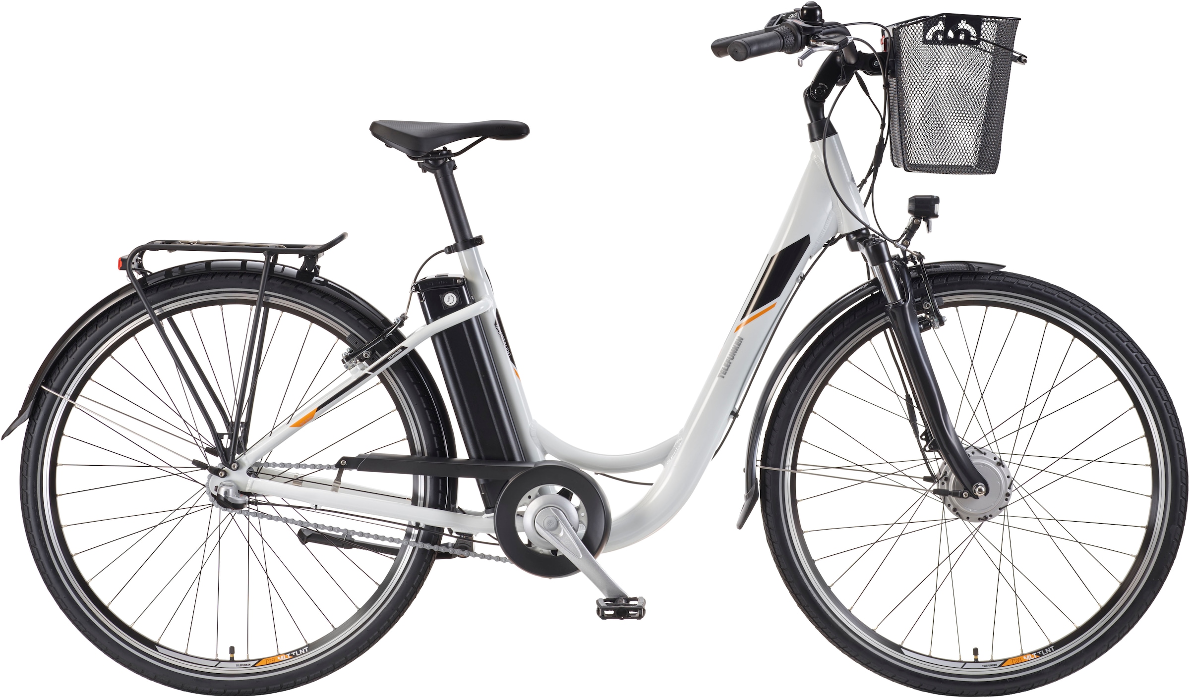 Telefunken E-Bike »Multitalent RC830«, 3 Gang, Shimano, Nexus, Frontmotor 250 W, Pedelec, Elektrofahrrad für Damen u. Herren