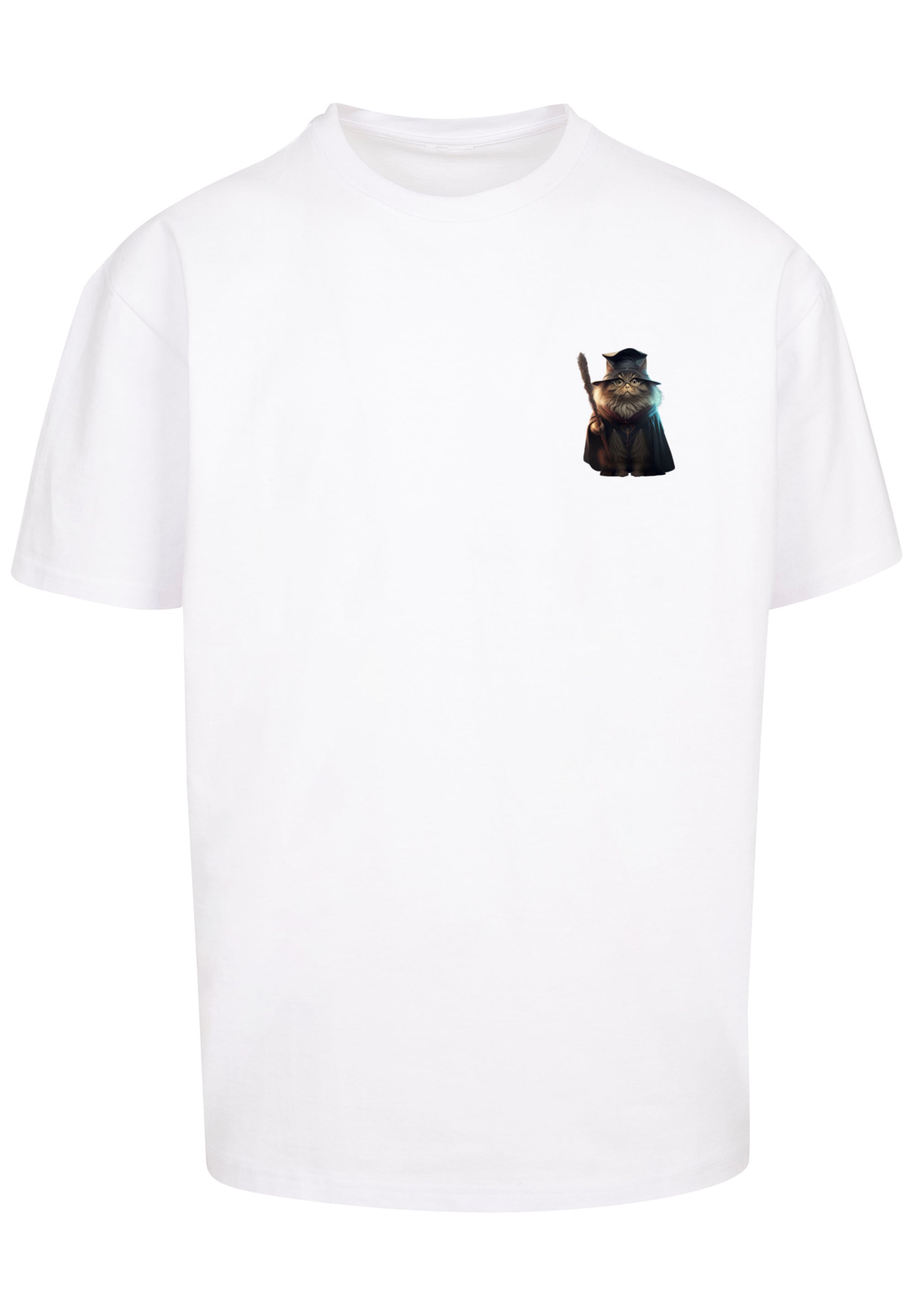 T-Shirt Black Print »Wizard Cat TEE«, BAUR | OVERSIZE Friday F4NT4STIC