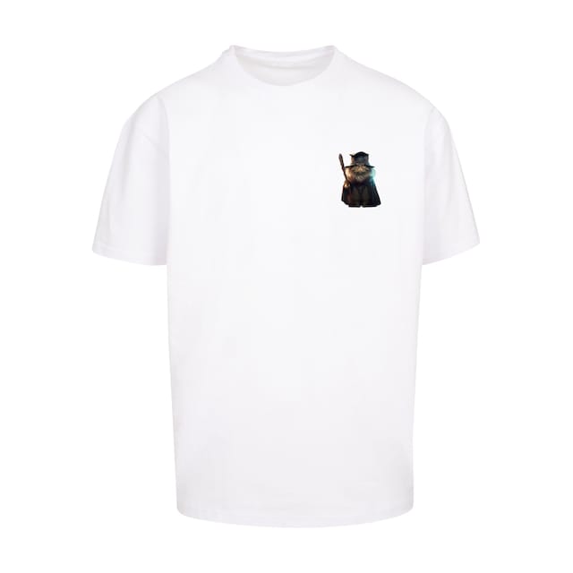 Black Friday F4NT4STIC T-Shirt »Wizard Cat OVERSIZE TEE«, Print | BAUR