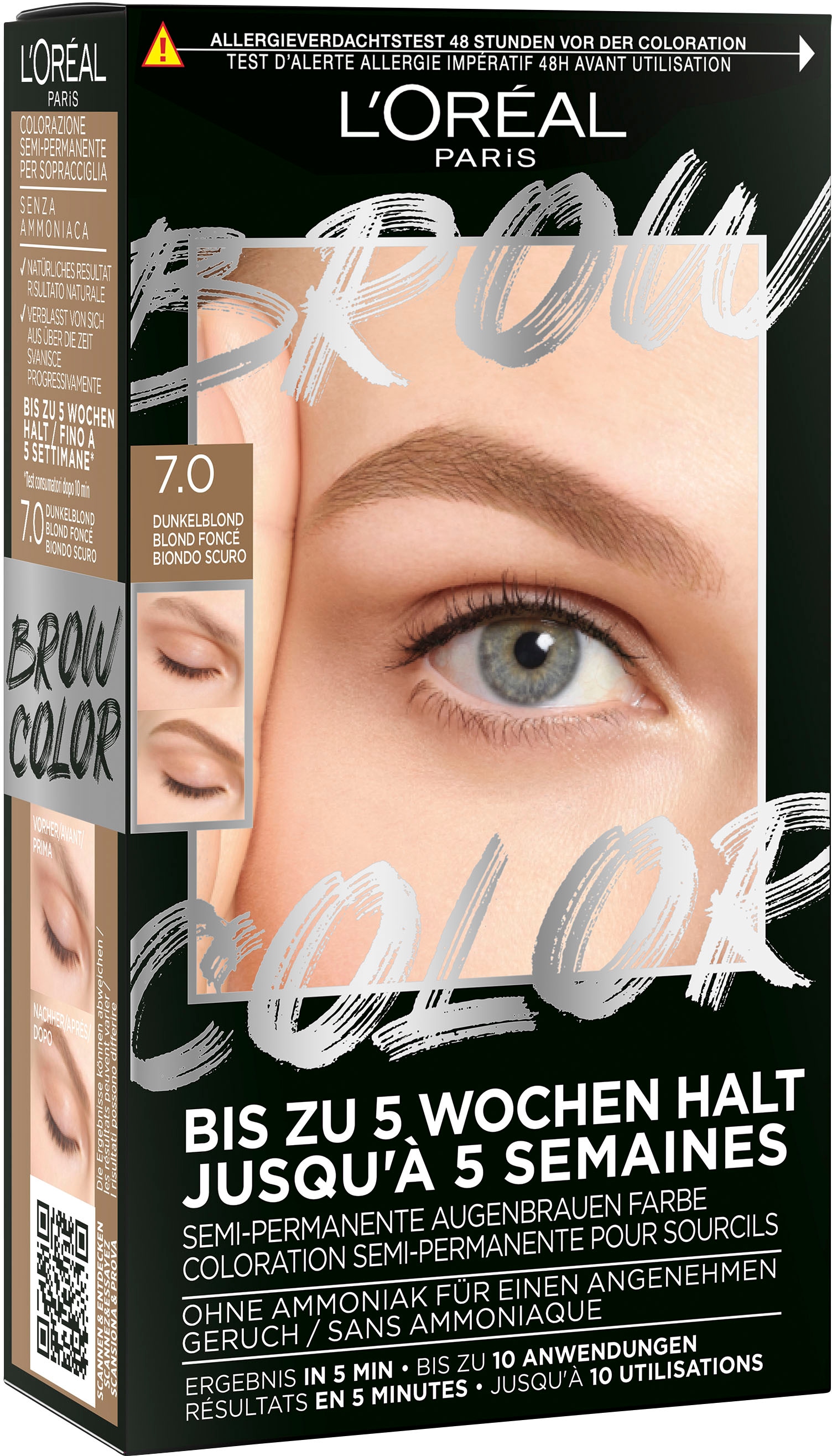 L'ORÉAL PARIS Augenbrauenpflege »Brow Color«, mit ammoniakfreier Formel