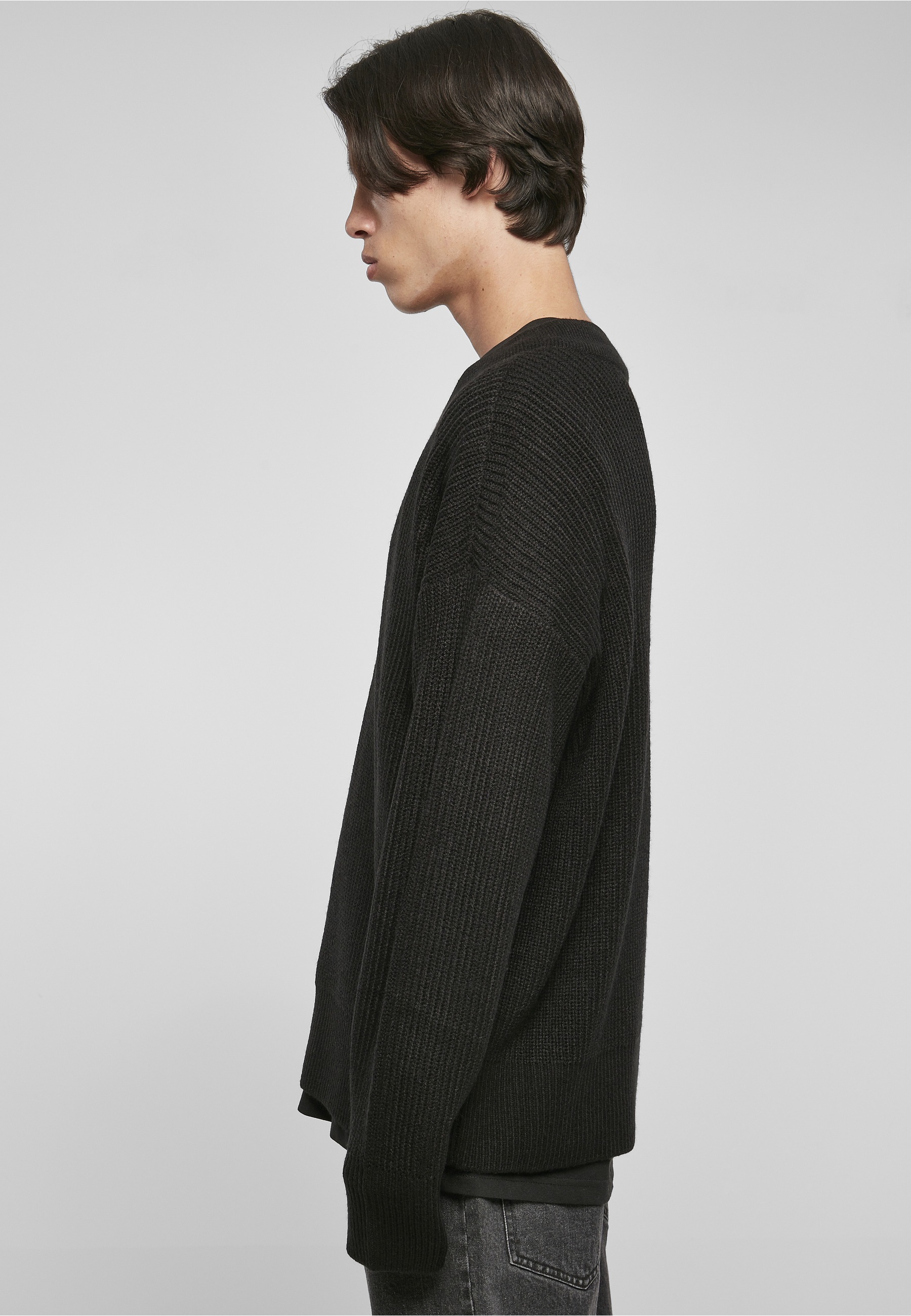 URBAN CLASSICS Strickpullover »Urban Classics Herren V-Neck Cardigan« 1 tlg.