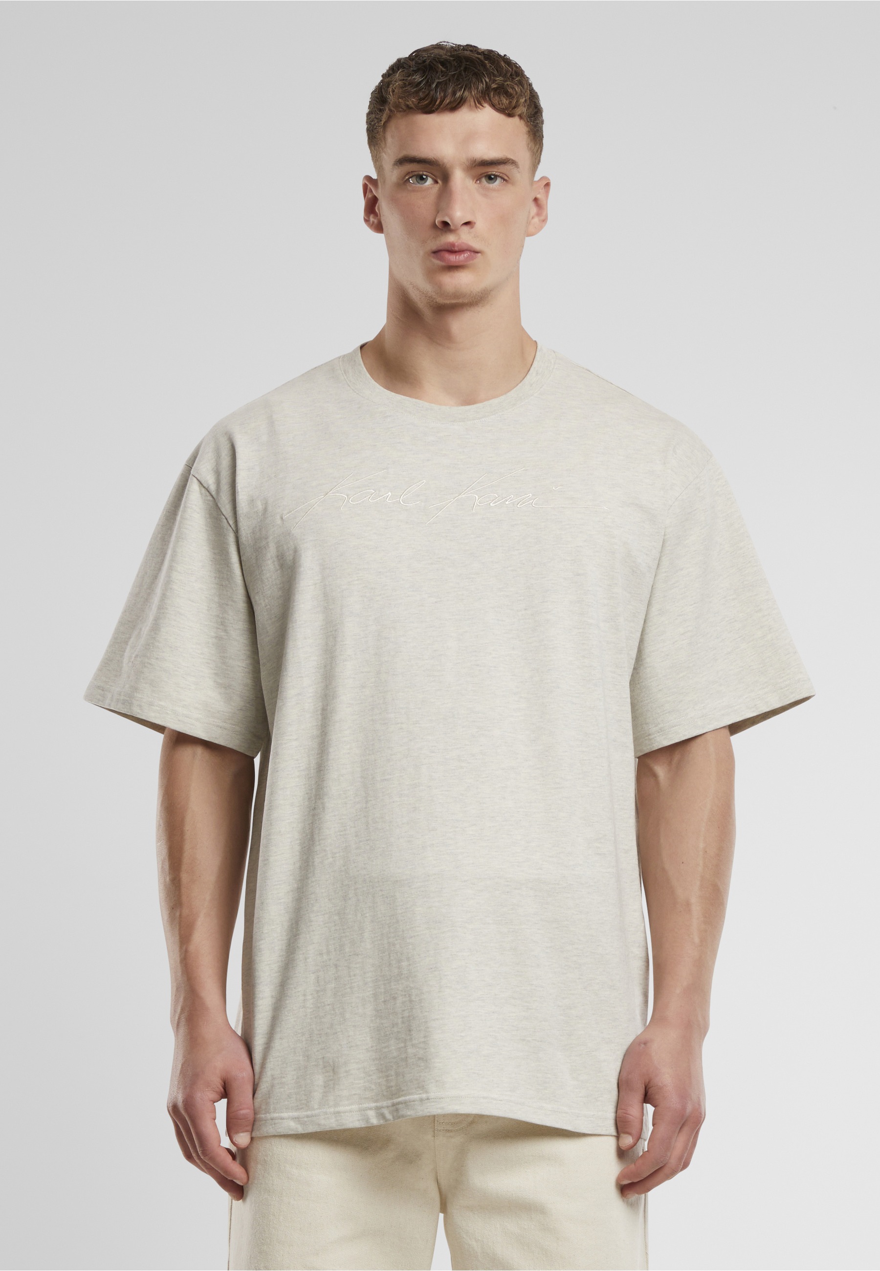 Karl Kani T-Shirt »Karl Kani Autograph Heavy Jersey Boxy Melange Tee« 1 Stk.