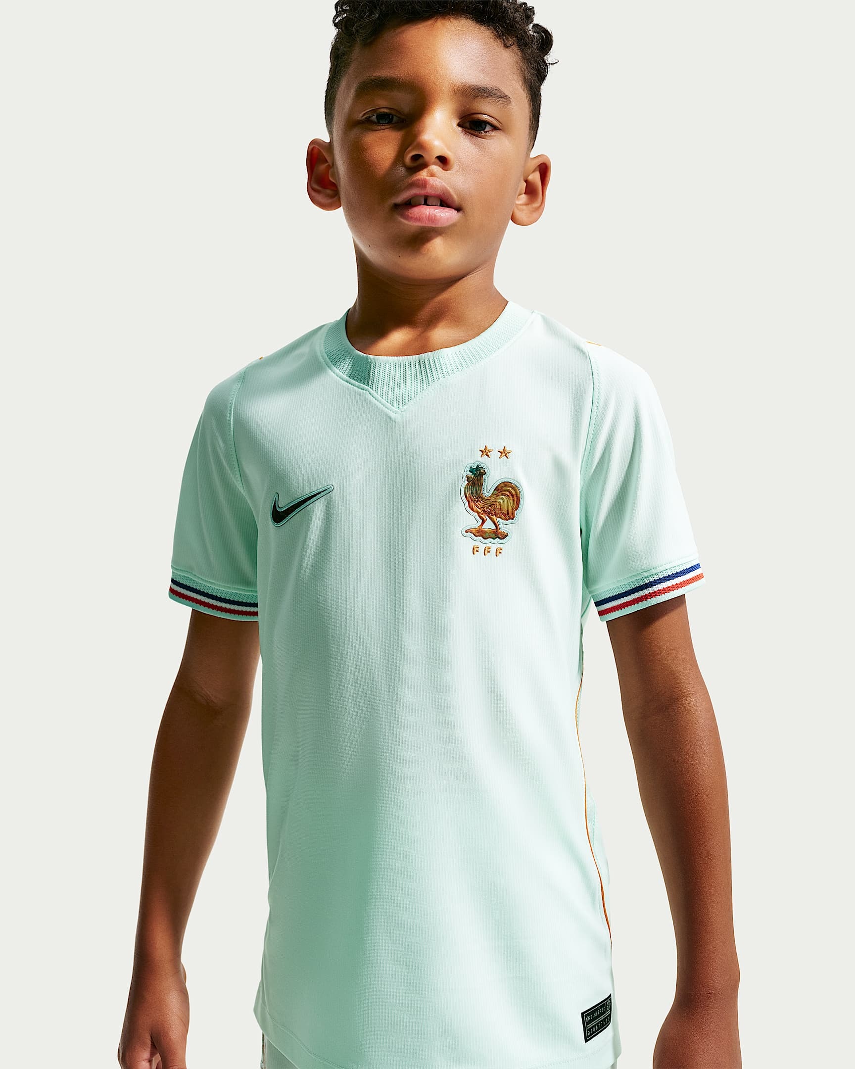 Nike Fußballtrikot »Frankreich 2026 Auswärtsstadion Replika-Fußballtrikot« für Kinder, mit Dri-FIT-Technologie, leichtes Tragegefühl