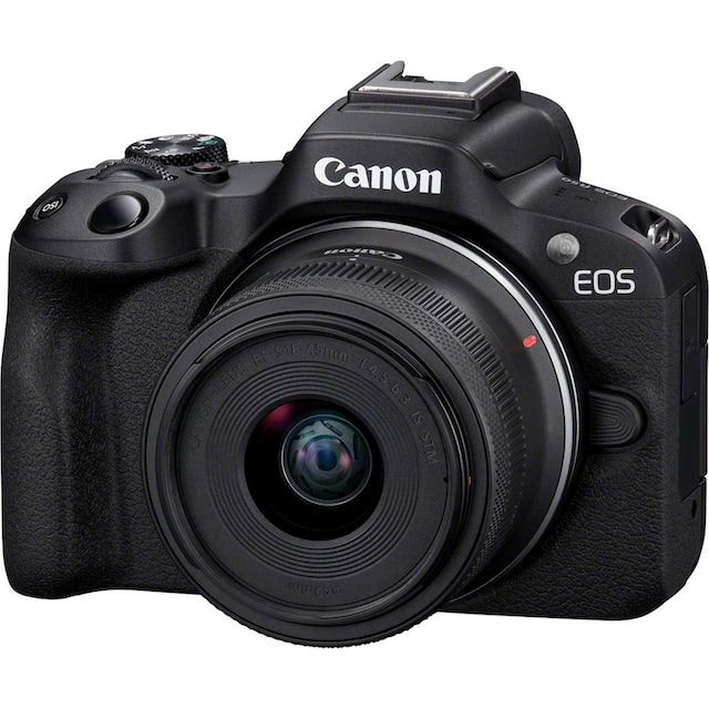 Canon Systemkamera »EOS R50 + RF-S 18-45mm F4.5-6.3 IS STM Kit«, RF-S  18-45mm F4.5-6.3 IS STM, 24,2 MP, Bluetooth-WLAN, inkl. RF-S Objektiv 18-45  IS | BAUR