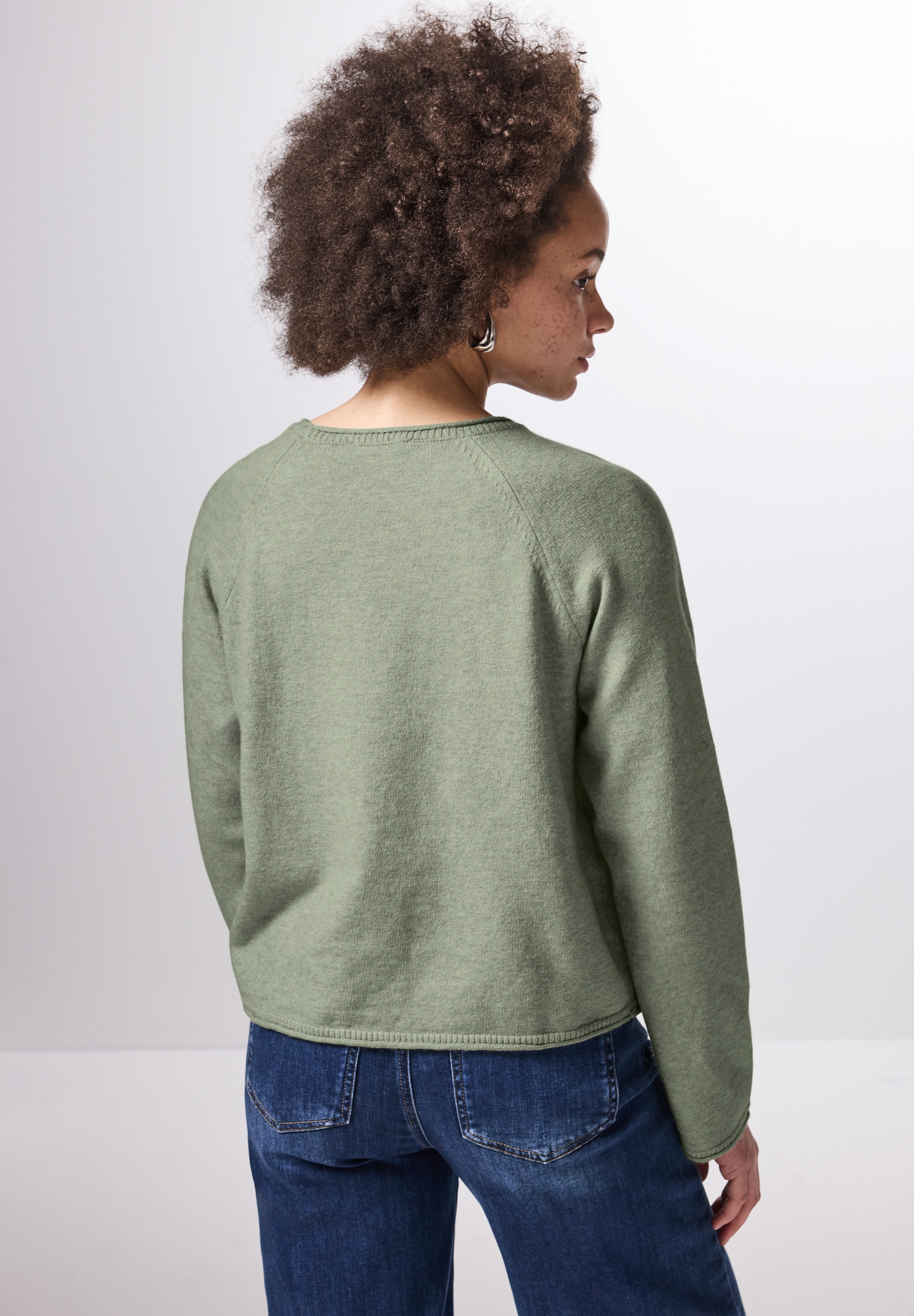 STREET ONE STUDIO Strickpullover, aus softem Materialmix