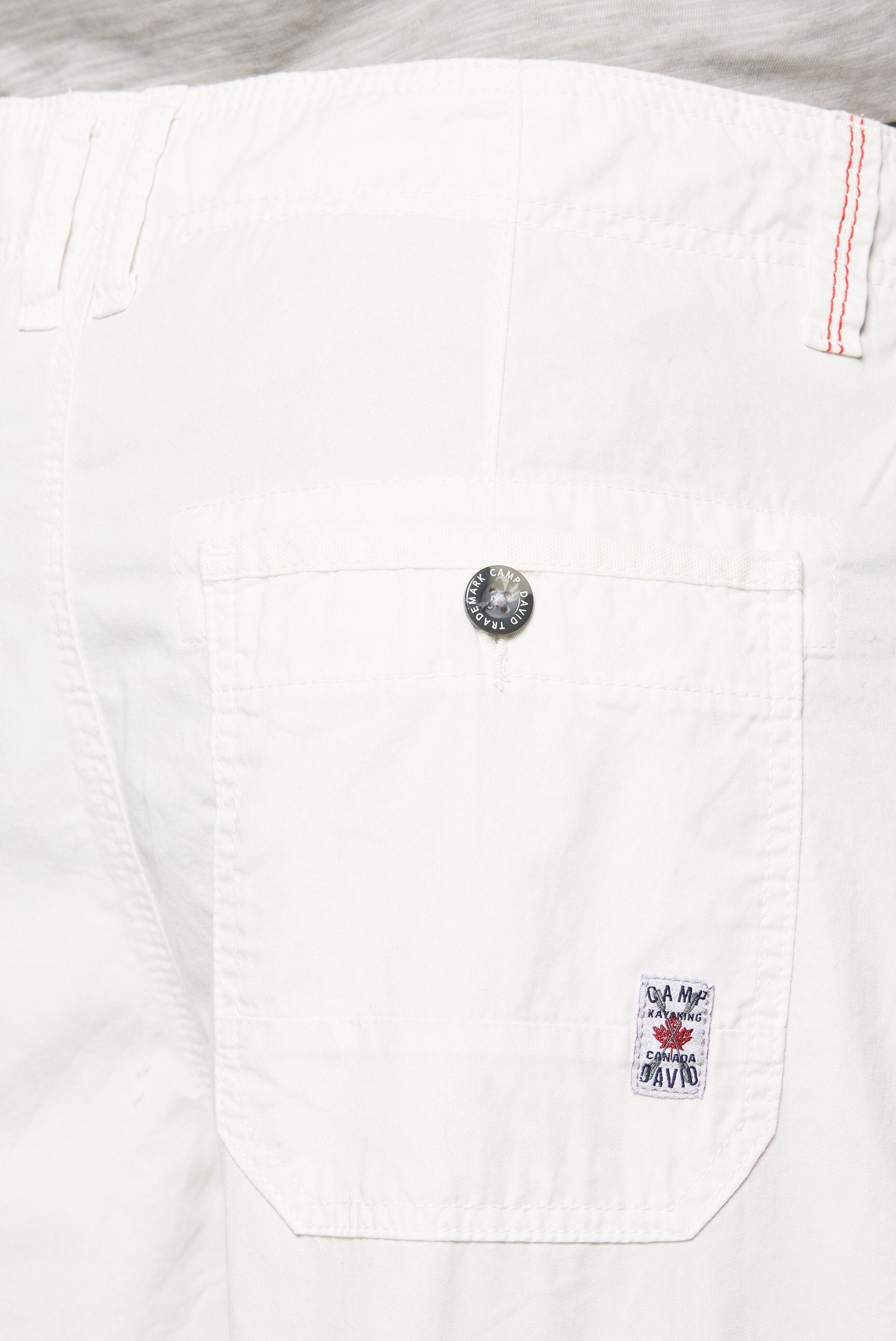 CAMP DAVID Shorts, mit Bindeband am Saum