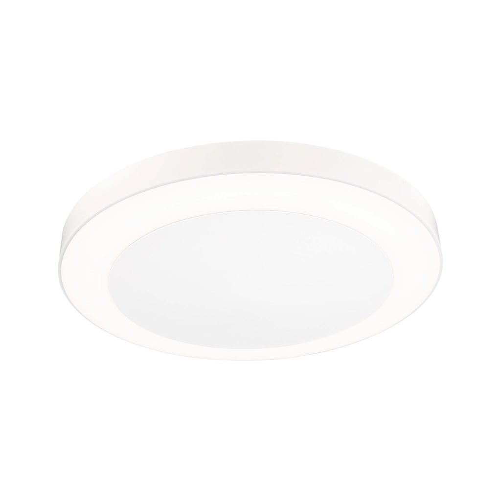 Paulmann LED Außen-Deckenleuchte »Circula IP44 rund 320mm 3000K 14W 880lm 230V Kunststoff«, 1 flammig-flammig