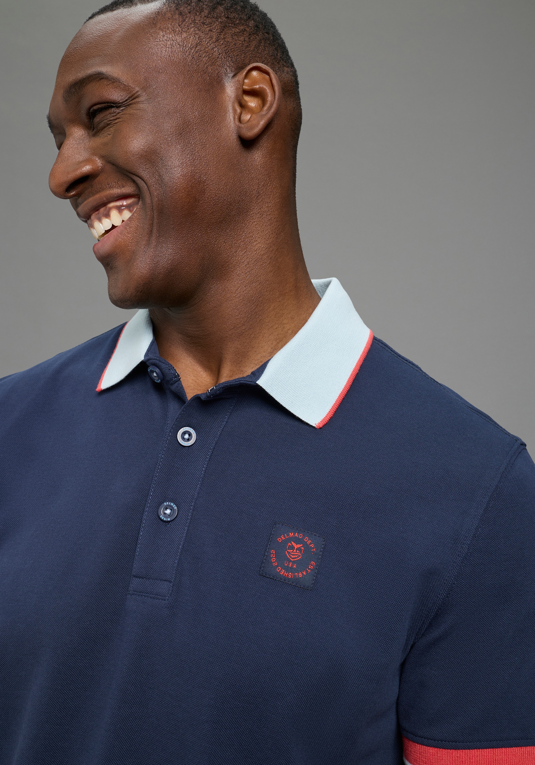 DELMAO Polo Shirt Dark Blue XL 3