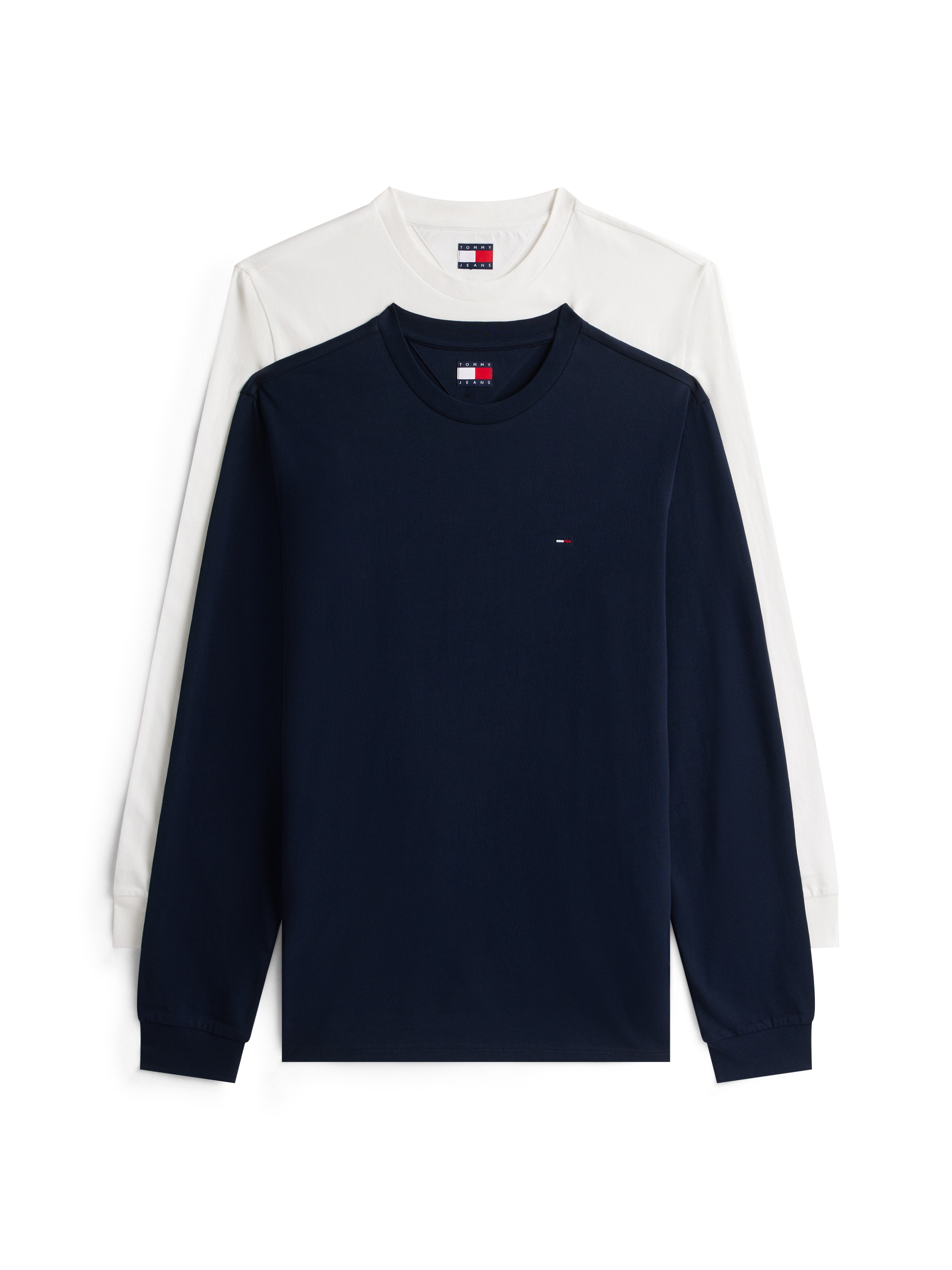 Tommy Jeans Longsleeve "TJM SLIM 2PACK L/S EXT" 2 Stk. tlg. günstig online kaufen