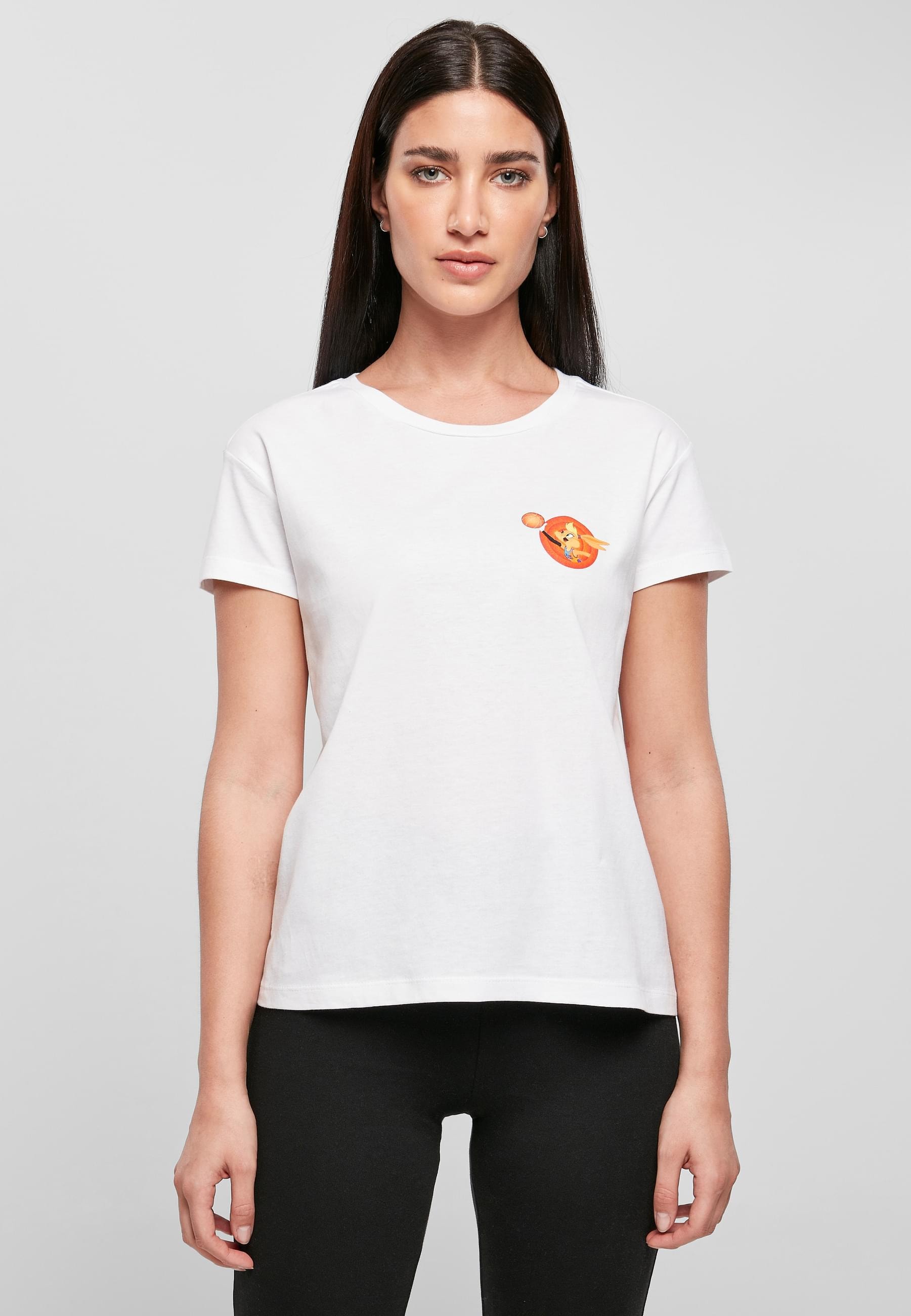 MisterTee Kurzarmshirt »MisterTee Damen Ladies Space Jam Tune Squad Lola Box Tee«, (1 tlg.)