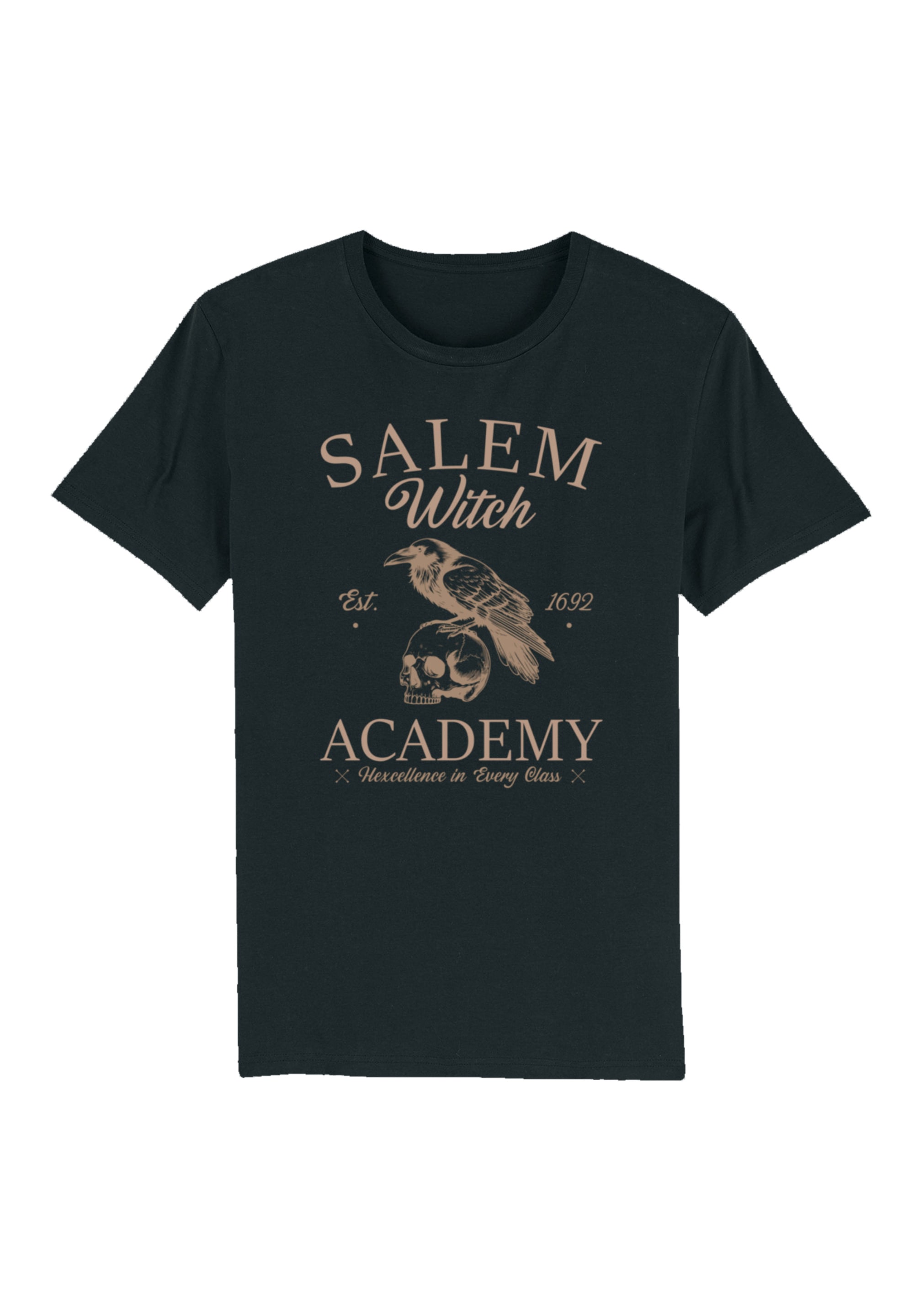 F4NT4STIC T-Shirt "Halloween University Salem witch crow skull", Premium Qu günstig online kaufen