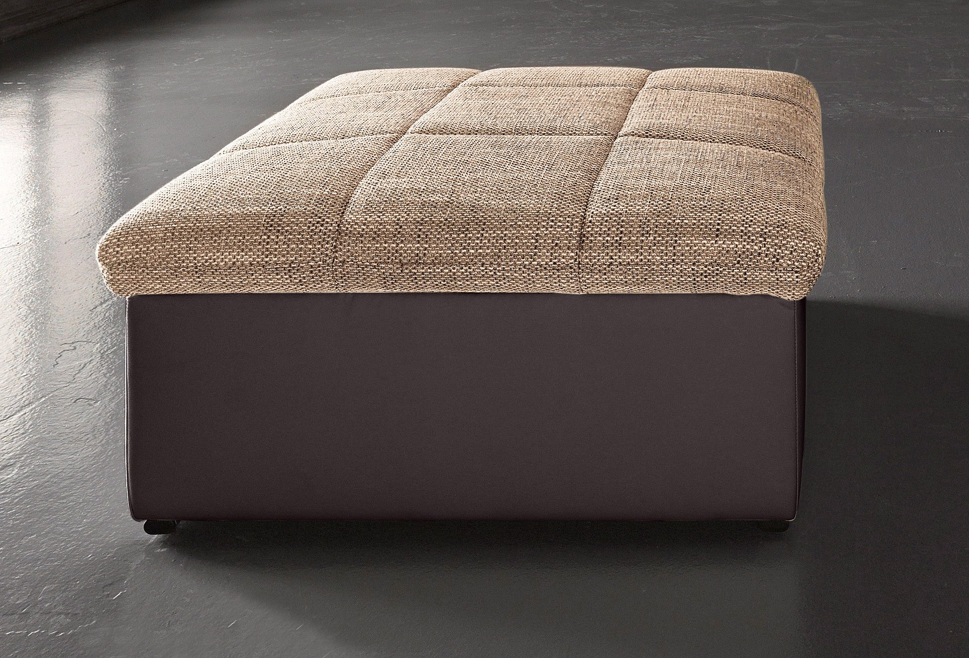 DOMO collection Hocker "SPLASH 87x87 cm, komfortabel, modernes Design"