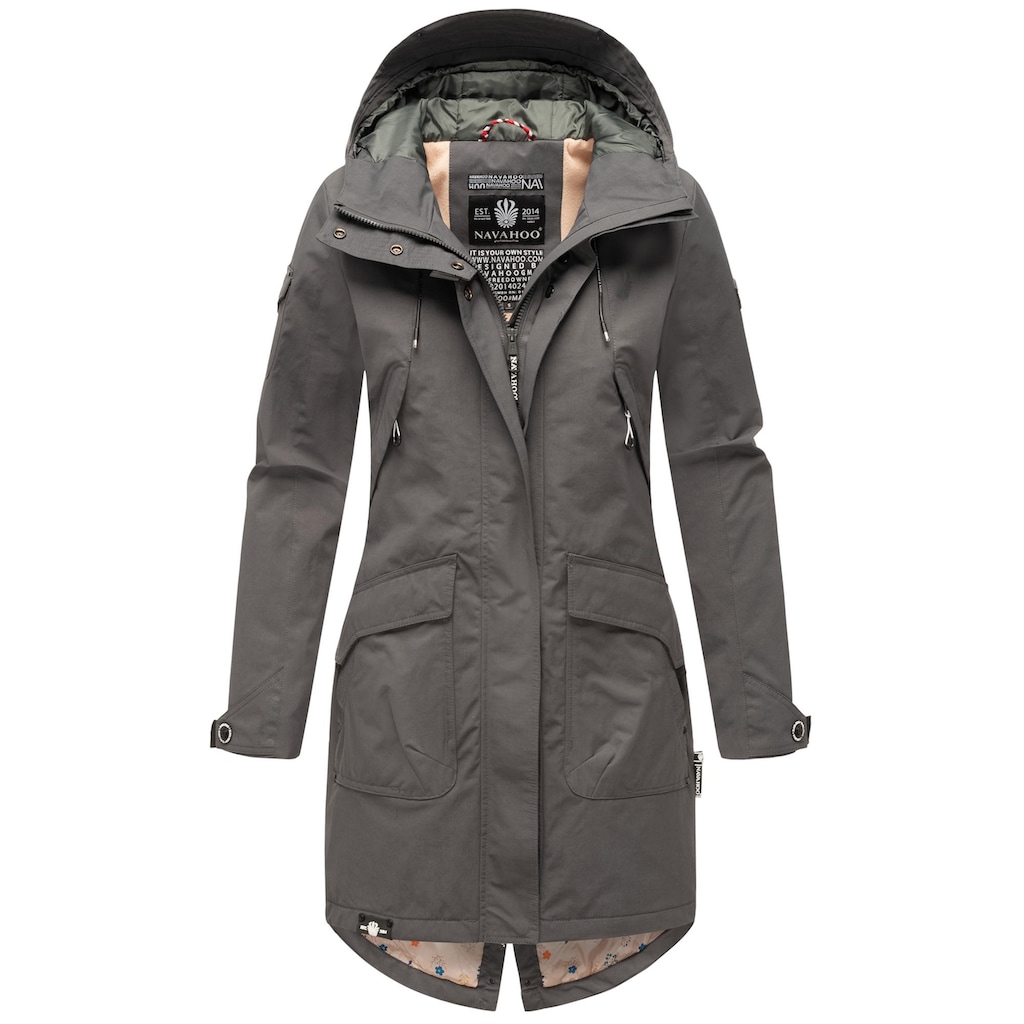 Navahoo Outdoorjacke »Pfefferschote«, mit Kapuze