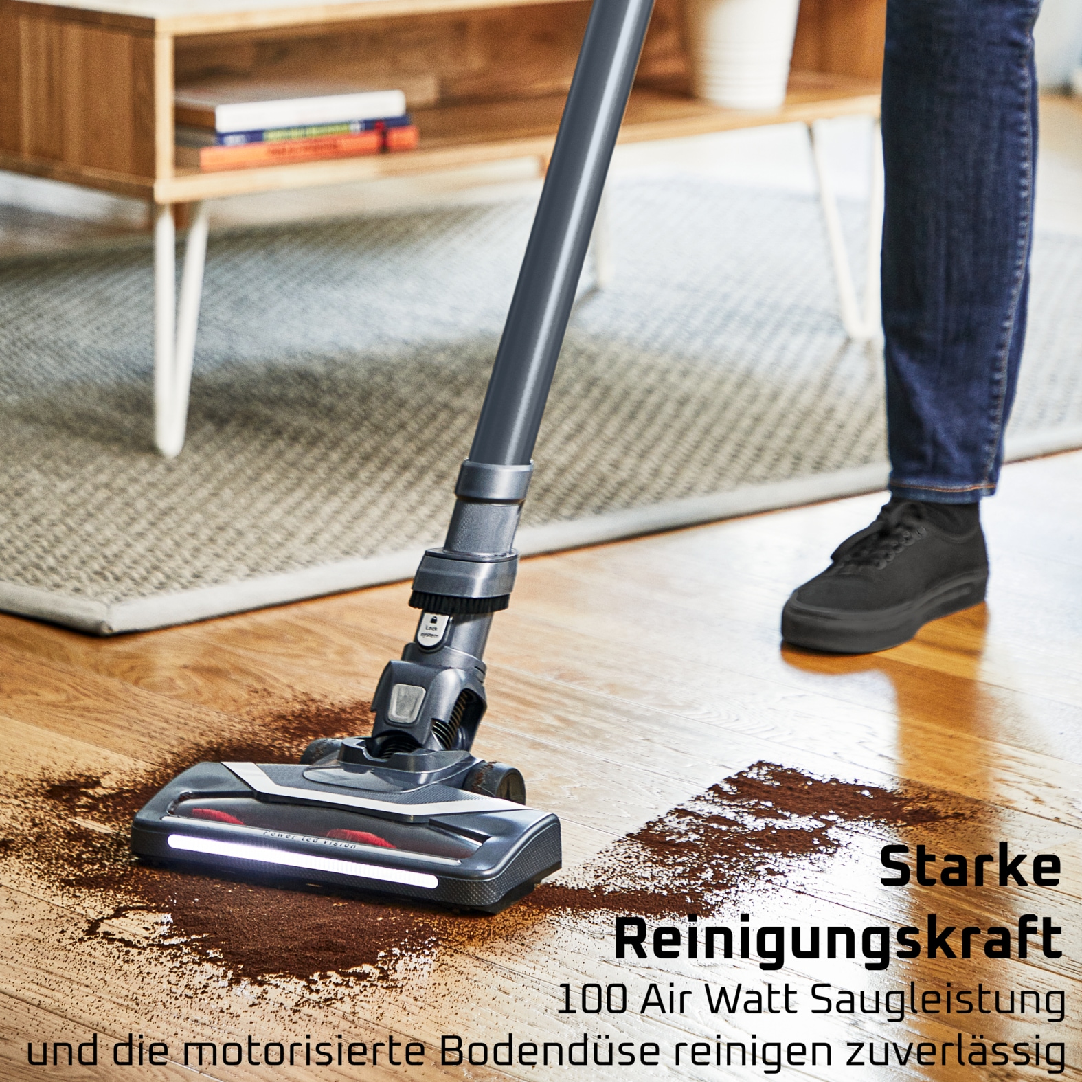 Rowenta Akku-Hand-und Stielstaubsauger »RH6838 X-Pert 6.60 Essential« 45 Min Laufzeit, LED-Düse, Herausnehmbarer Akku, integriertes Zubehör
