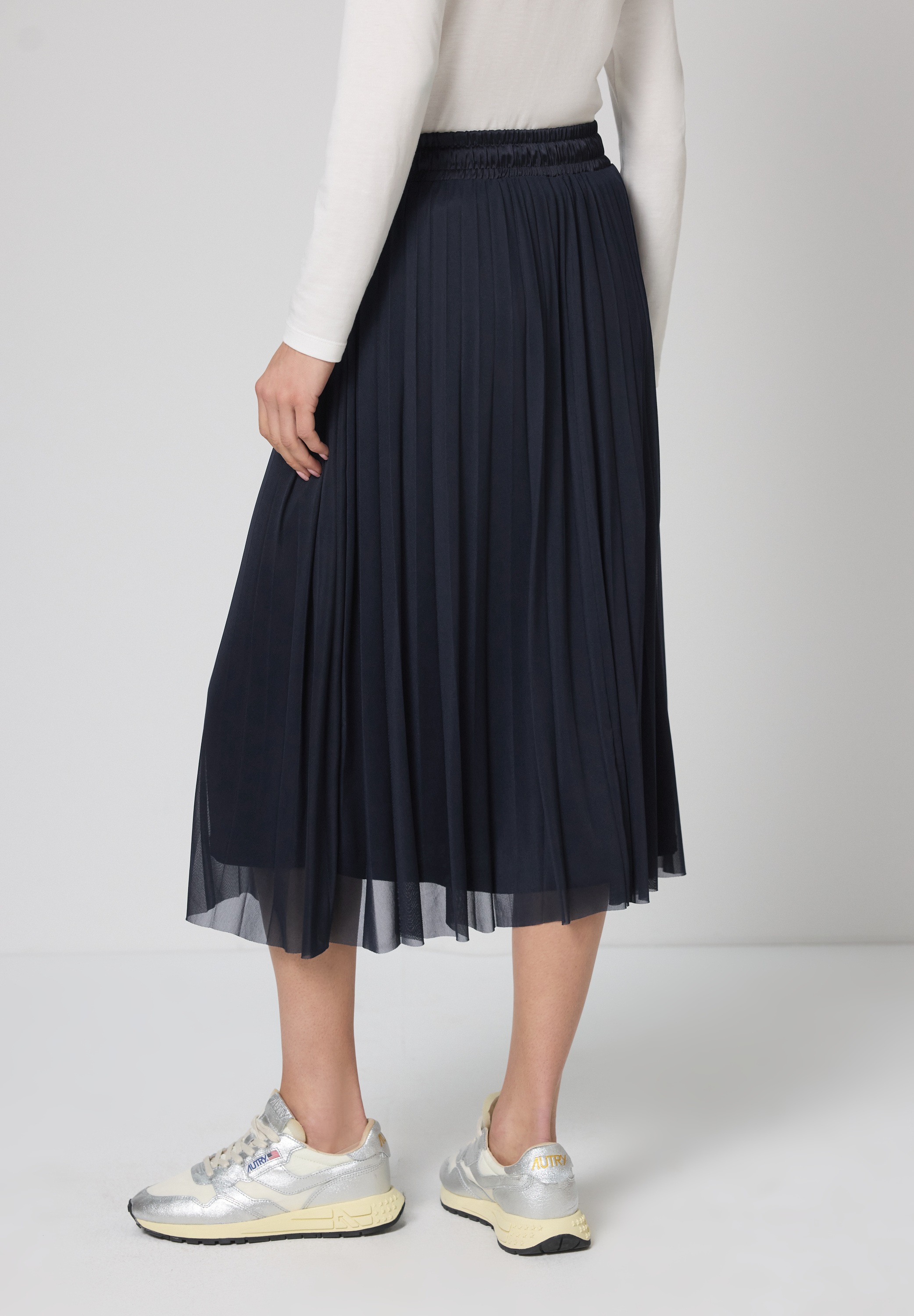 STREET ONE Plisseerock in Midi-Länge günstig online kaufen