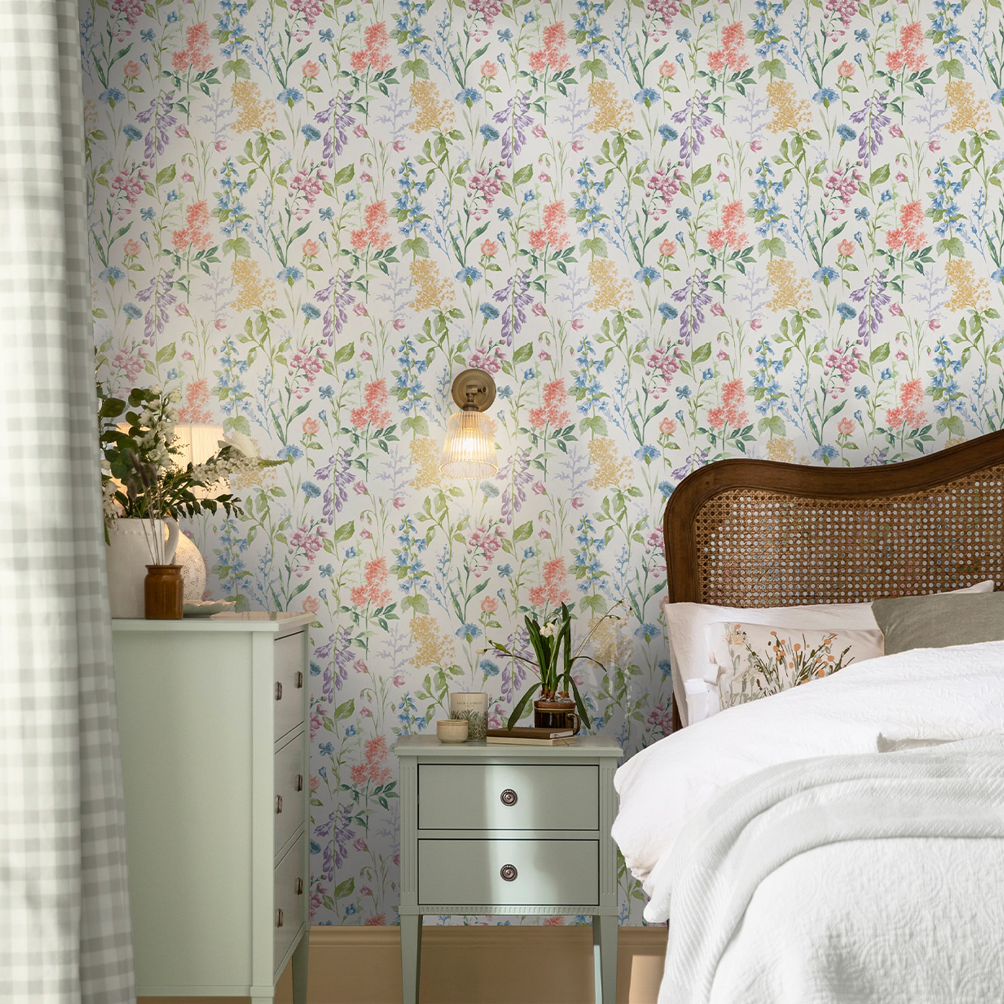 LAURA ASHLEY Vliestapete "ELSTON GARDEN" floral glatt Design Tapeten
