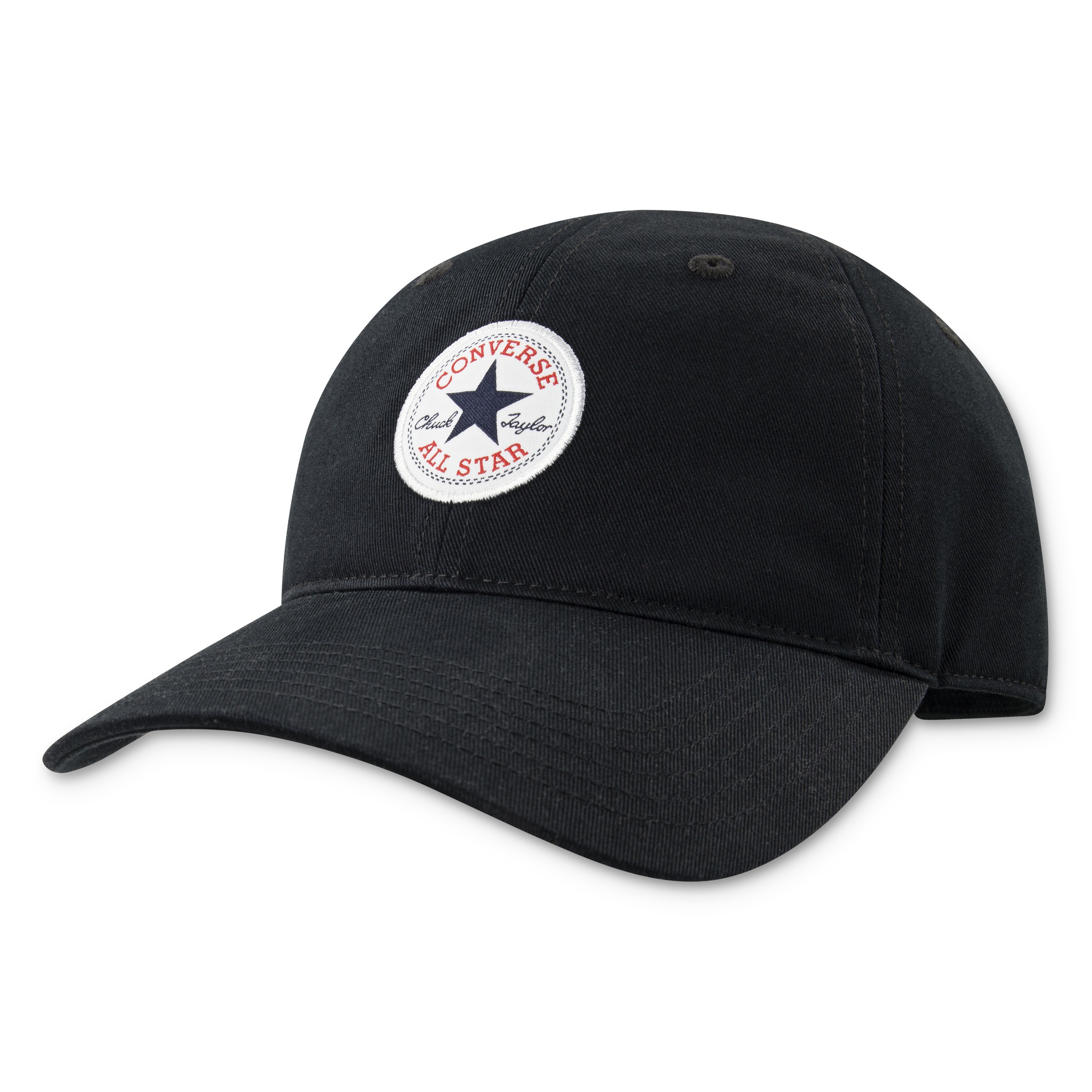 CONVERSE Herren Baseball Capschwarz, Baumwolle, Caps, sportlicher Stil, aus Baumwolle