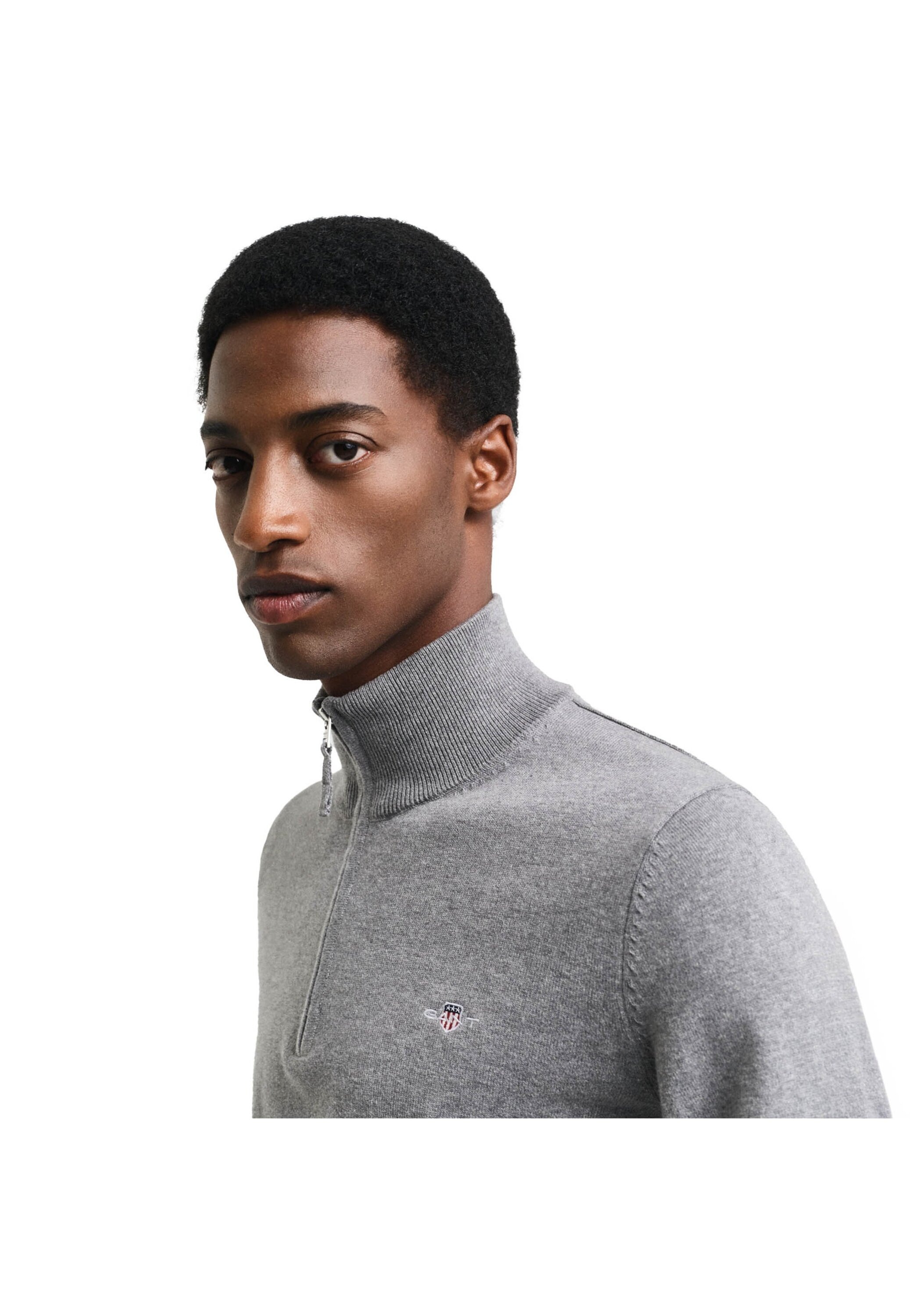 Gant Sweater »Strickpullover CLASSIC COTTON HALF ZIP«