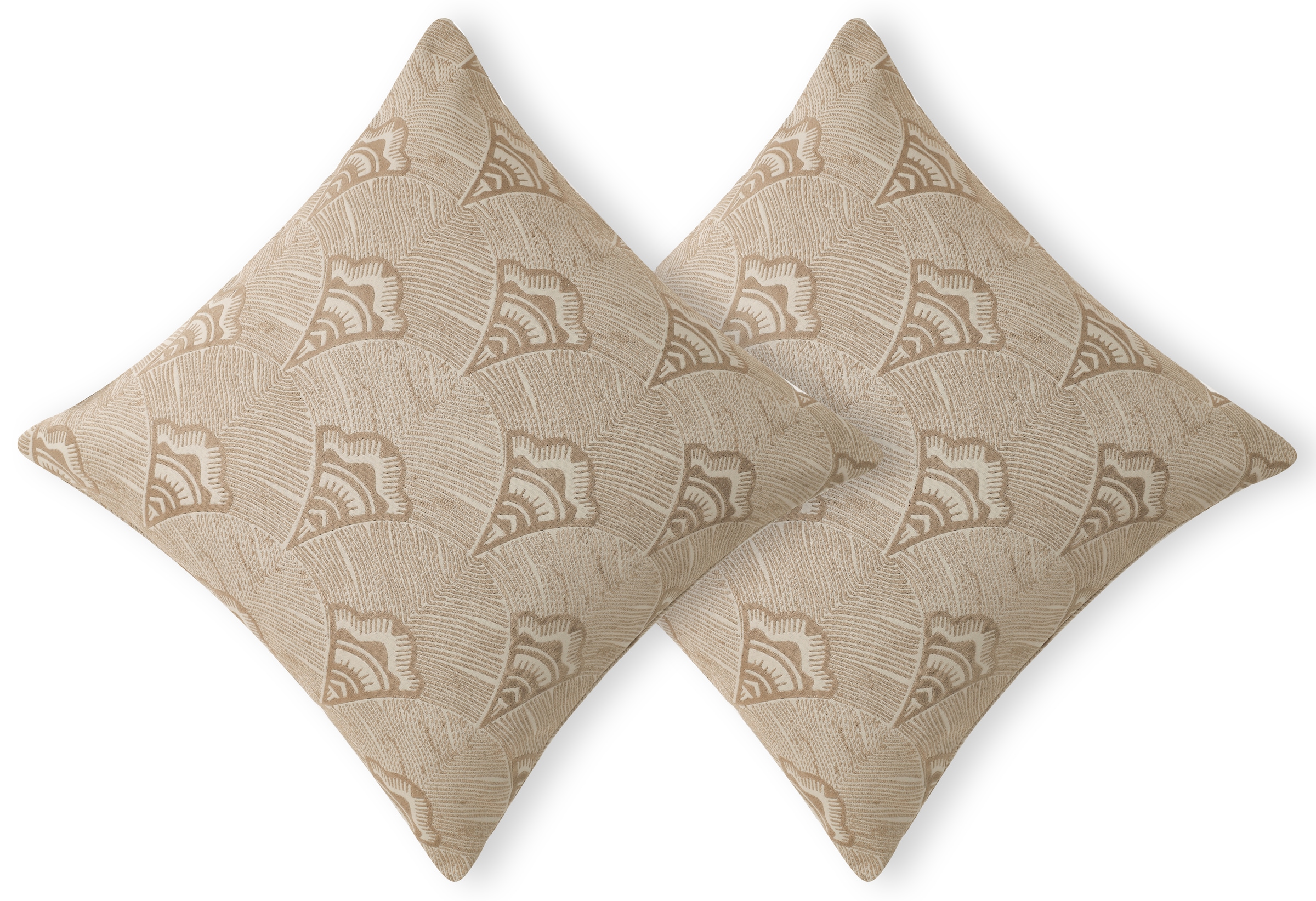 Bruno Banani Dekokissen "Alessio" recyceltes Material, ohne Füllung, Jacquard Muster, moderner Hingucker