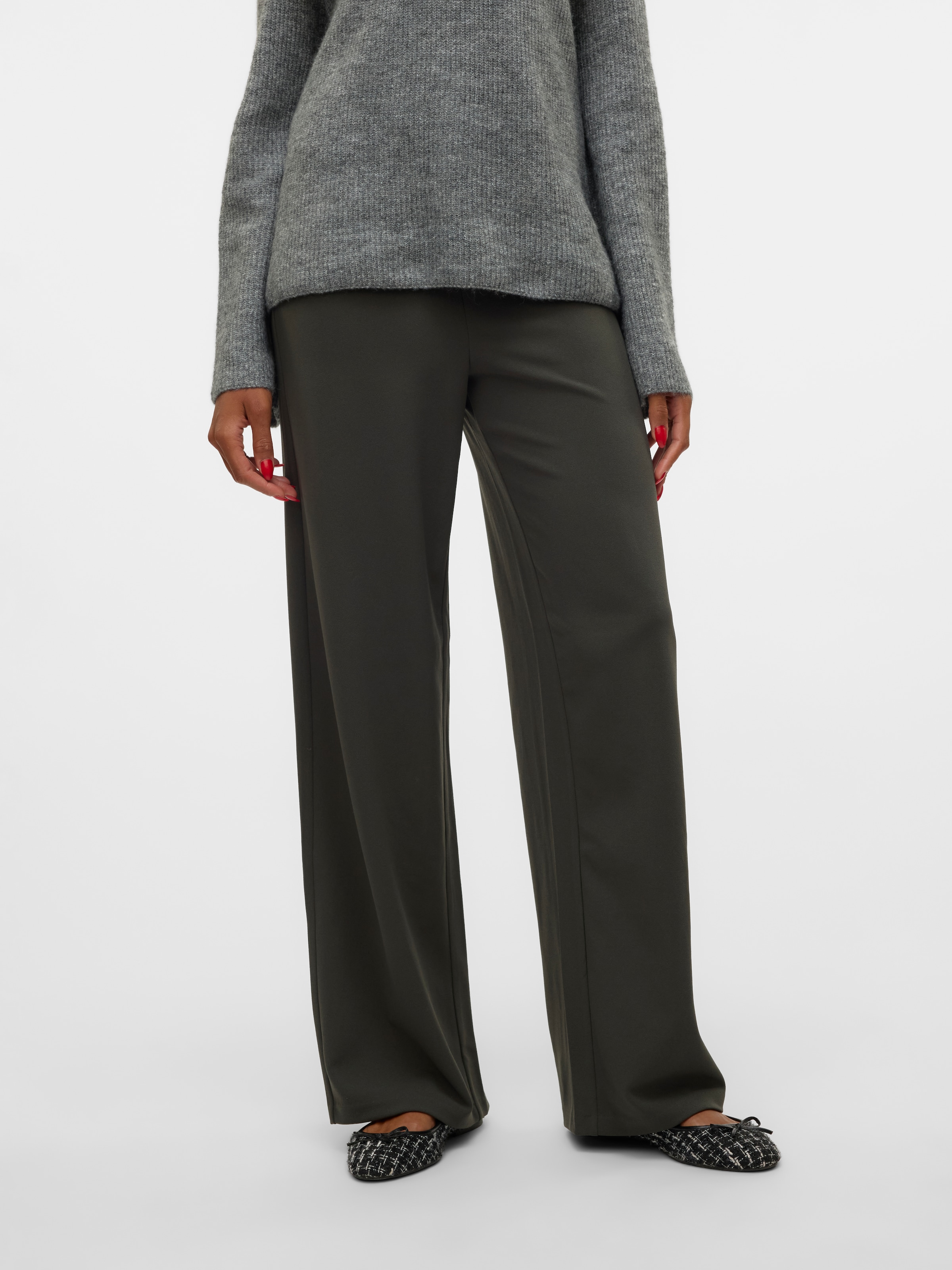 Vero Moda Schlupfhose "VMBERLIN ZAMIRA MW WIDE PANT NOOS" Sommerhose günstig online kaufen
